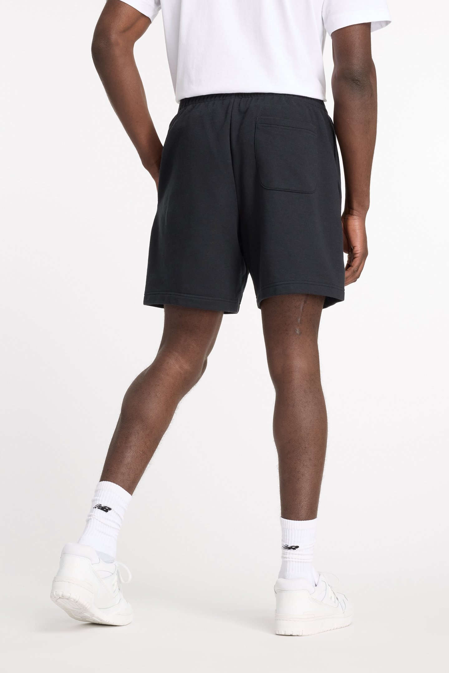 SWEAT SHORTS IN BLACK 2