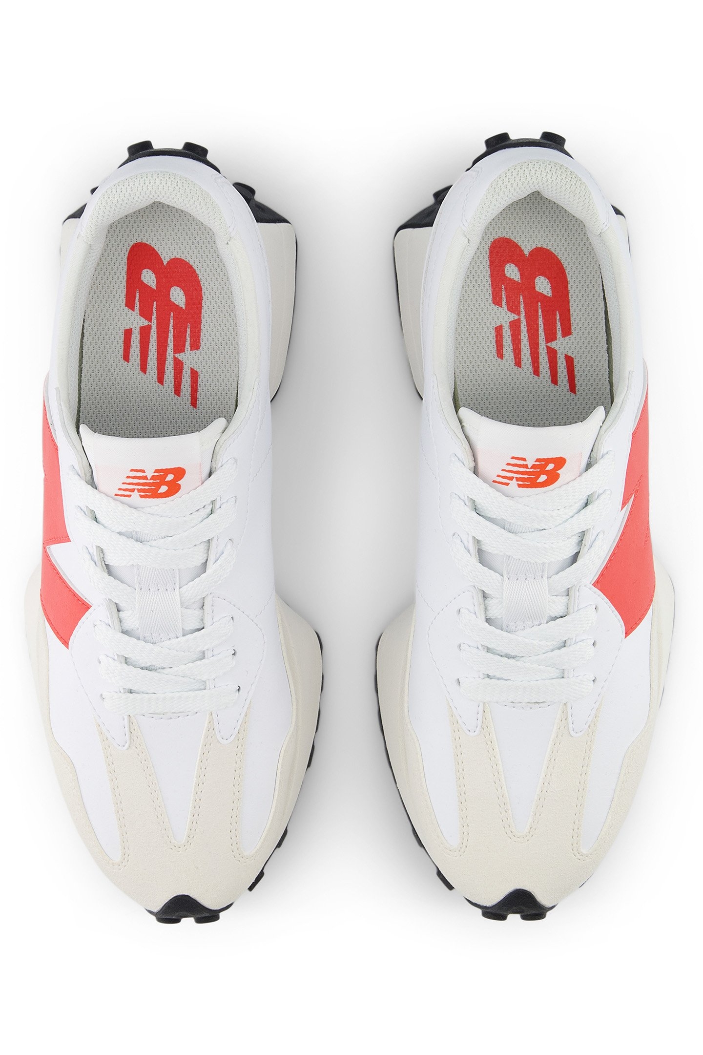 U327SKA SNEAKERS IN WHITE & RED 3