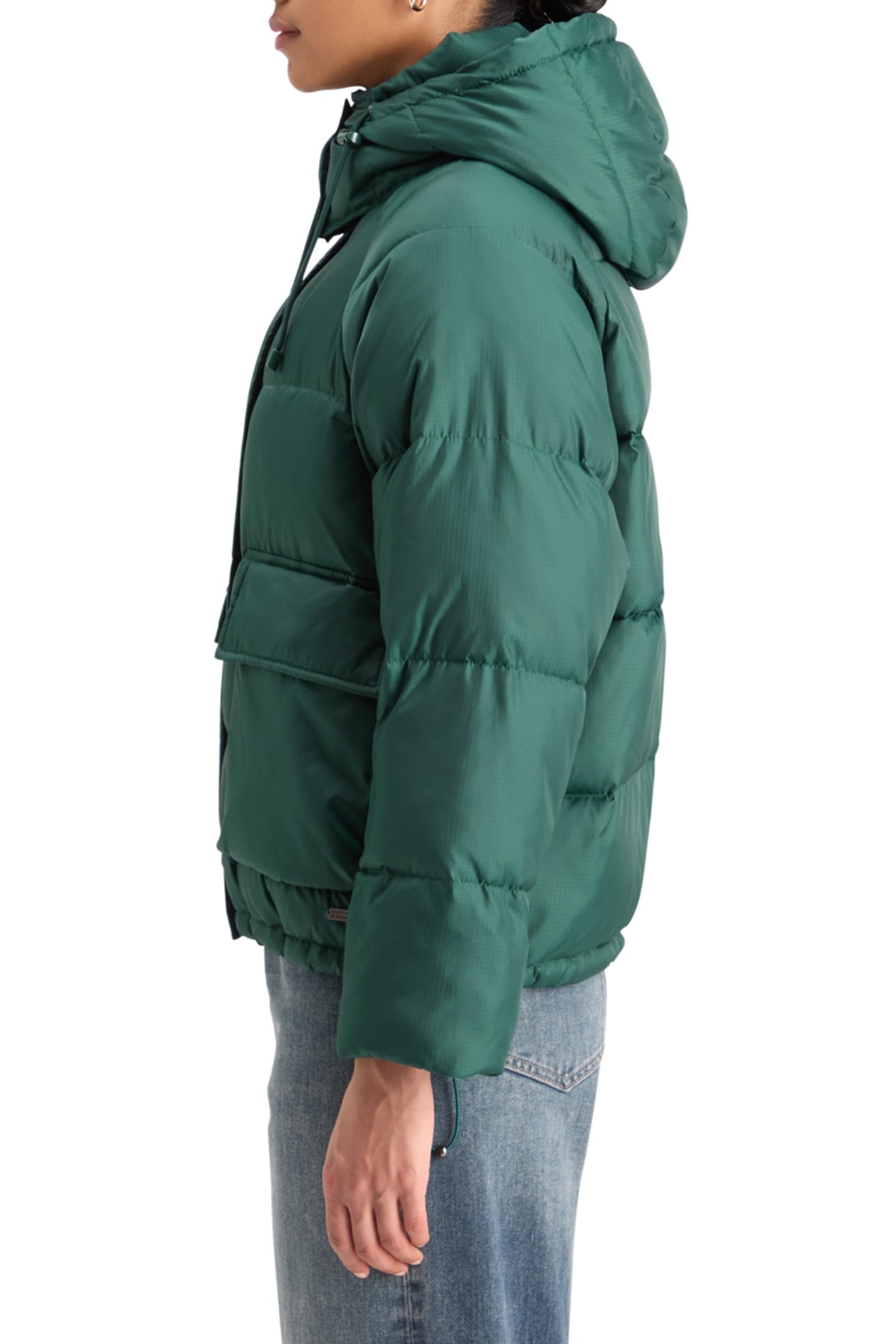 SHORT RIPSTOP PUFFER CYPRESS GREEN 8