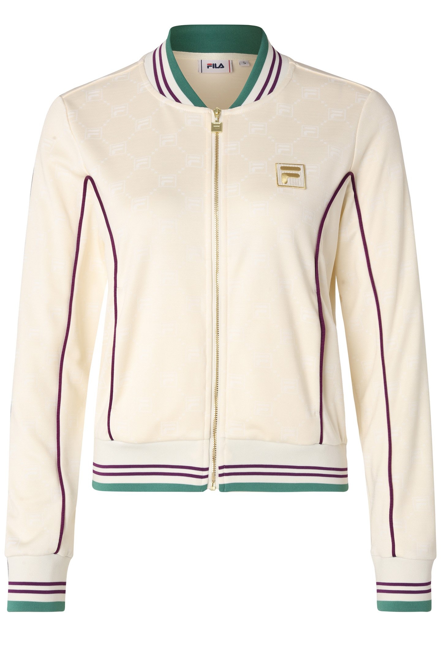 LAMIM TRACK JACKET ANTIQUE WHITE F-BOX MONOGRAM AOP 4