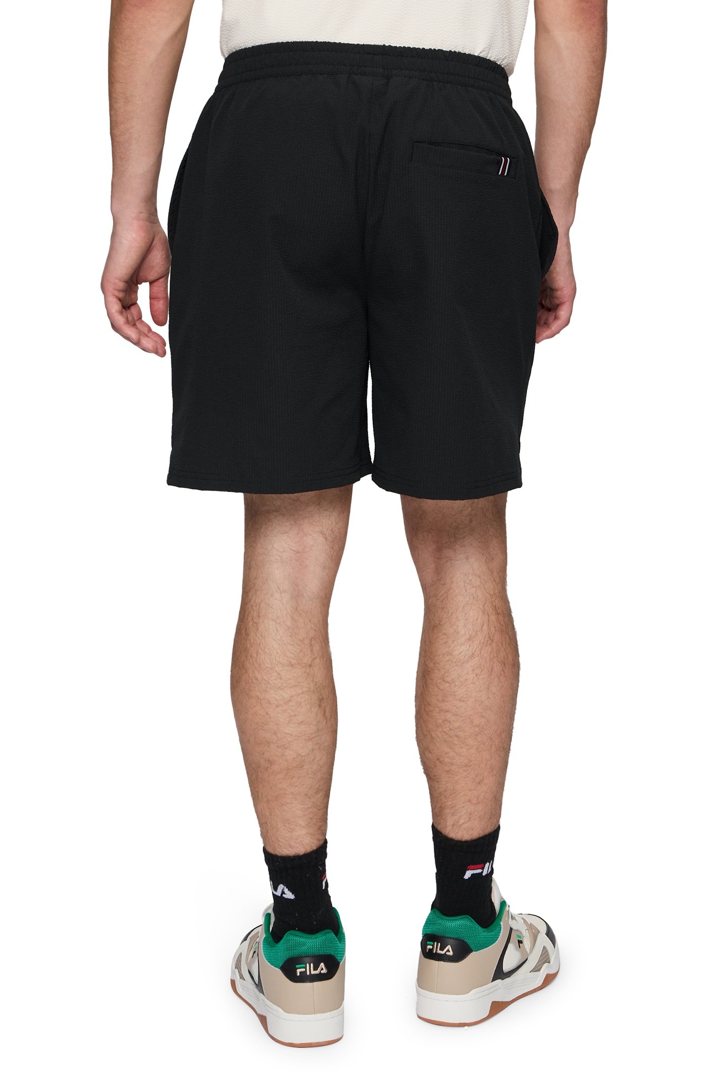 LURE LOOSE WOVEN SHORTS BLACK 2
