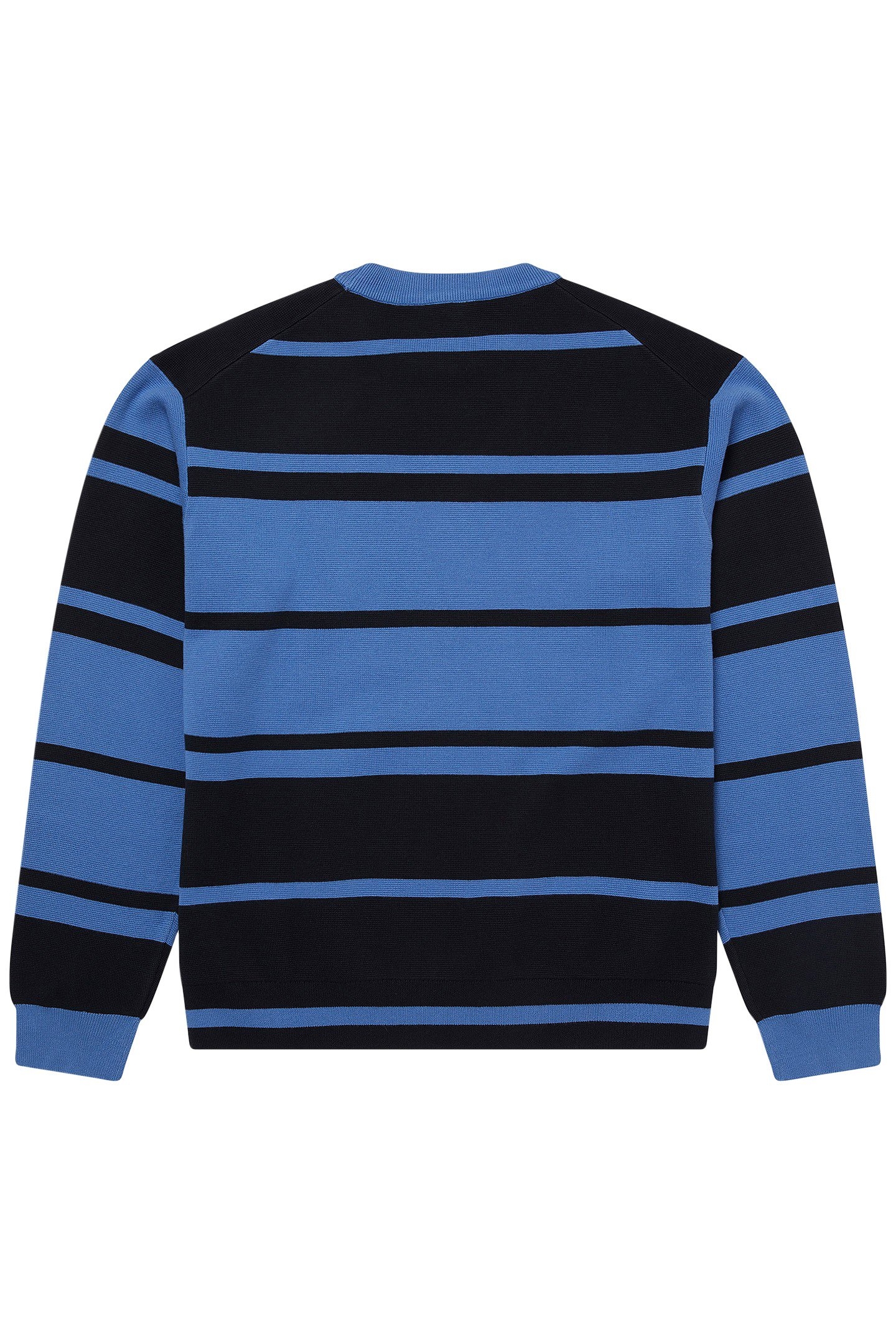 MENS PULLOVER CREW NECK HAPPY PETROL BLUE 5