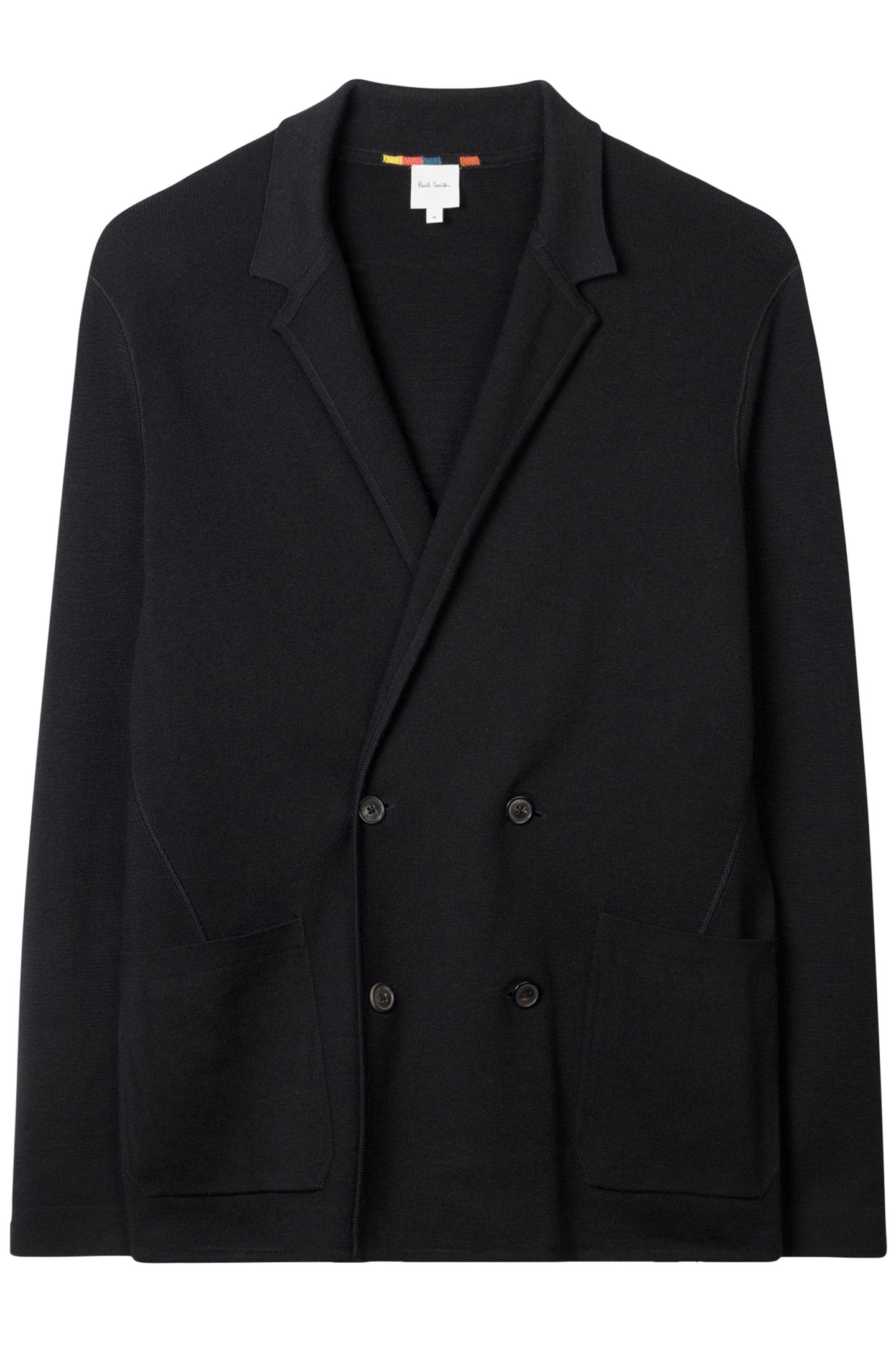 KNITTED DB JACKET BLACK 4