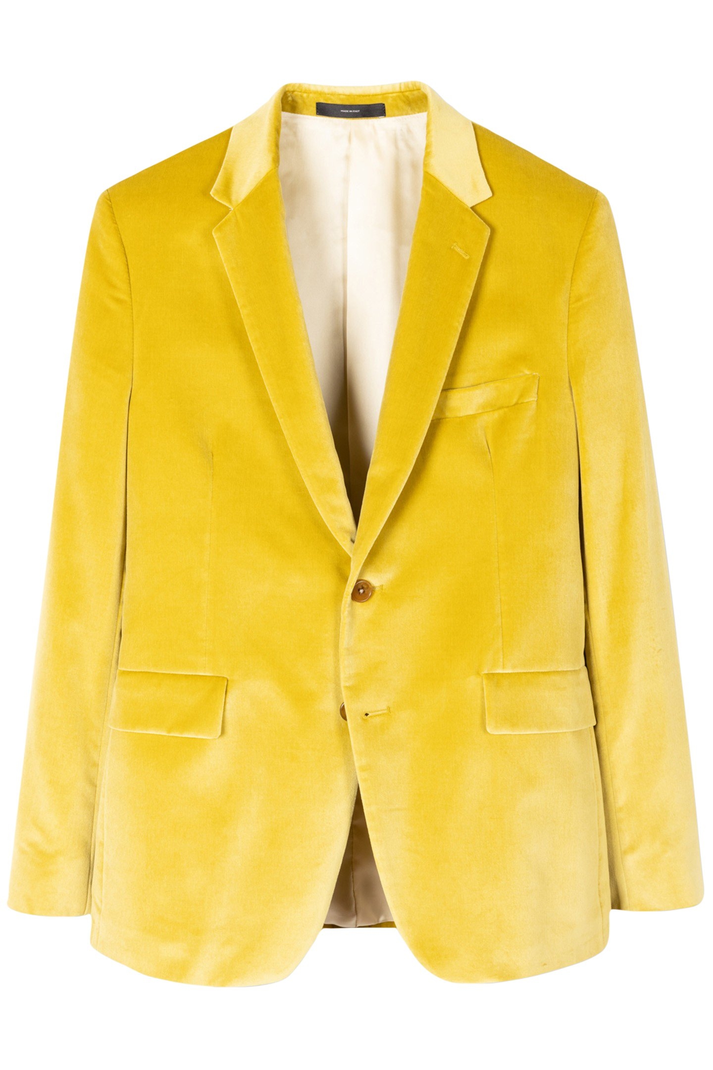 SLIM FIT 2 BUTTON JACKET GOLDEN YELLOW 4