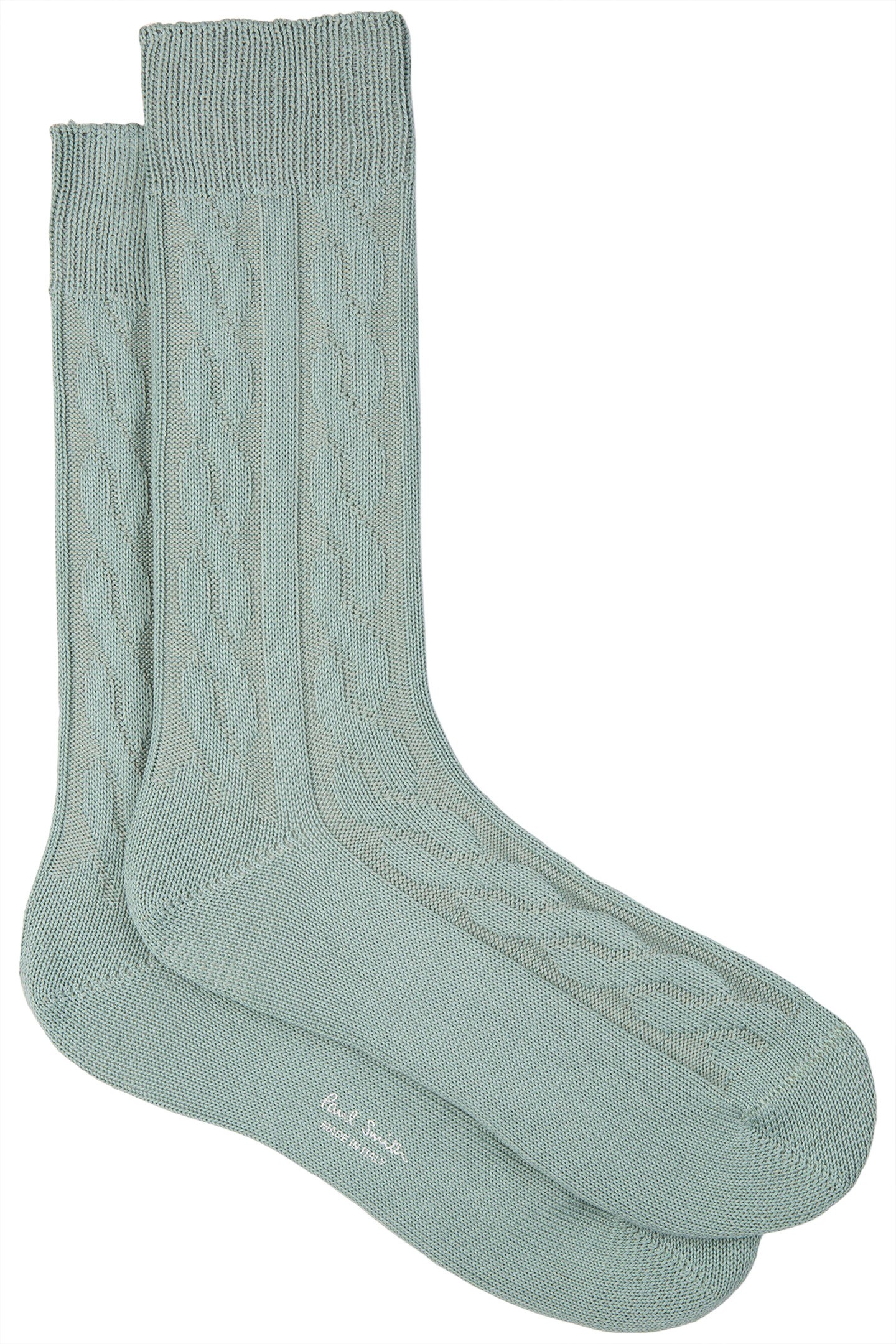 MEN SOCK LUXOR CABLE EMERALD GREEN 1