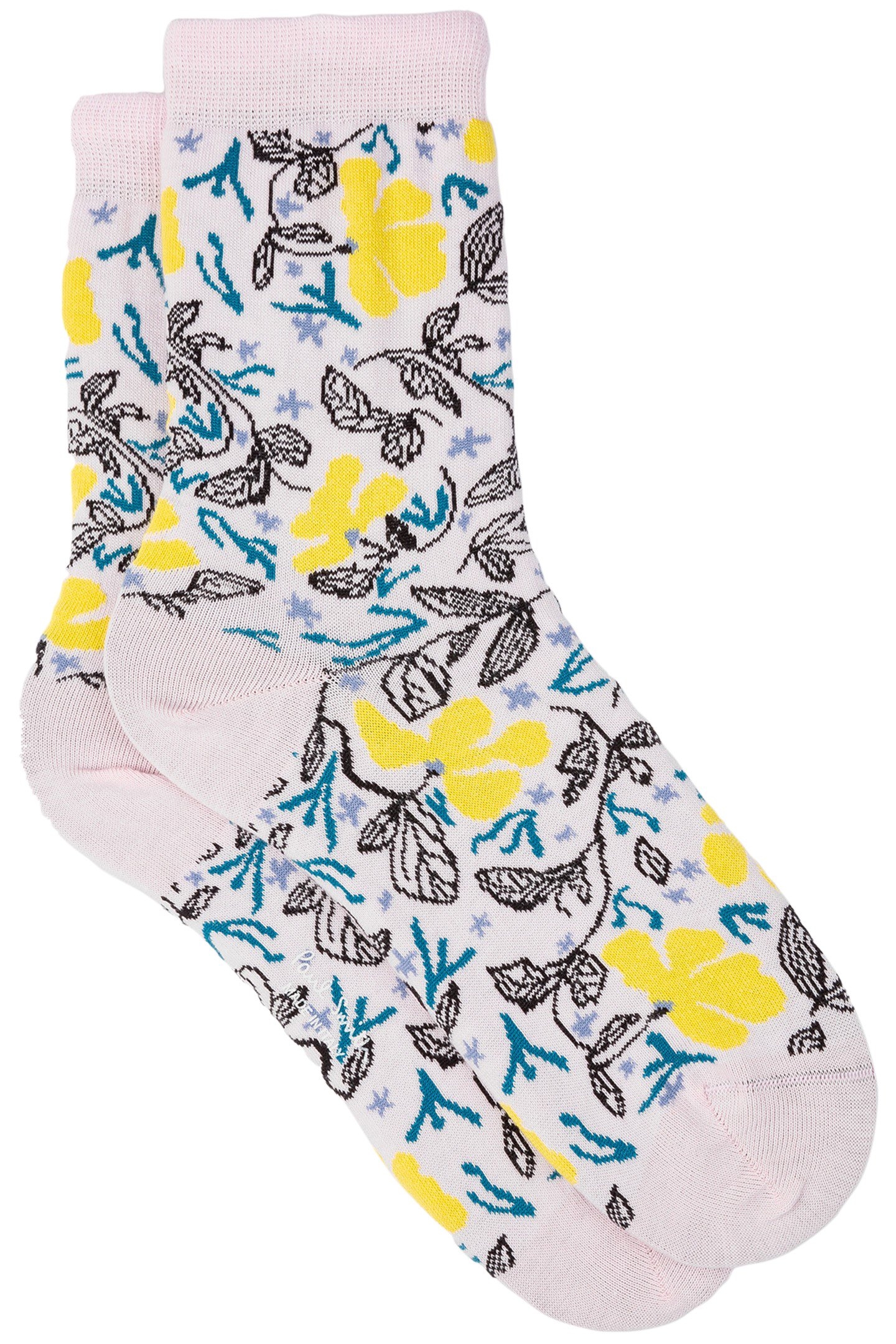 SOCK SEA FLRL PINK 1