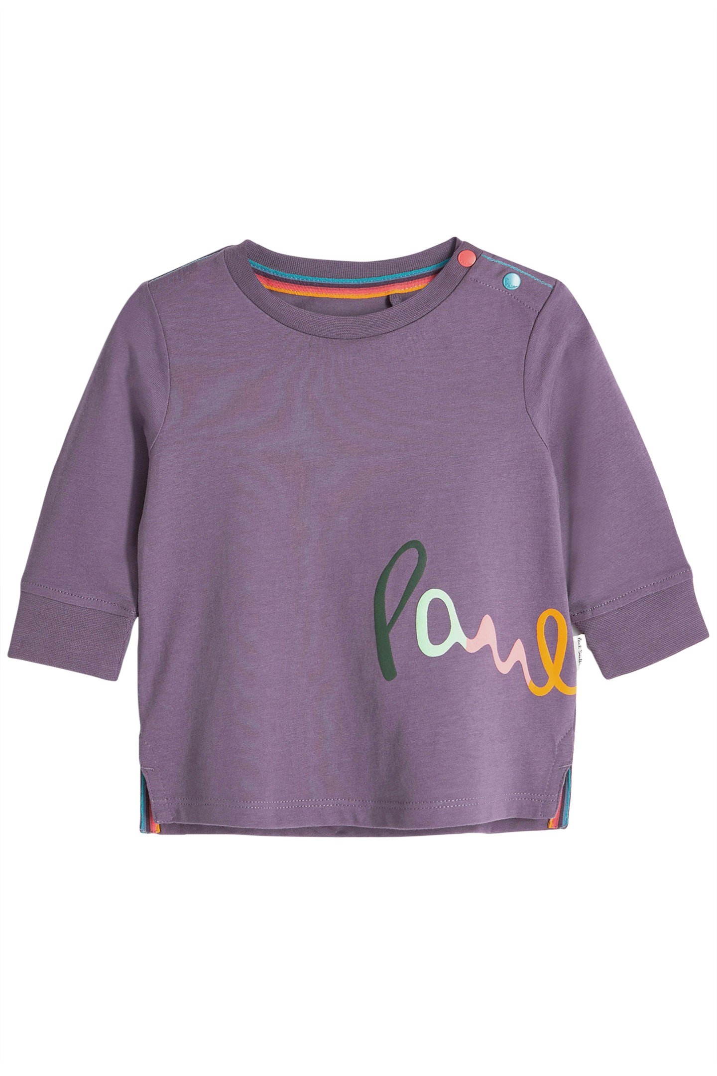 PURPLE F&B LOGO LS GIRLS TSHIRT 1