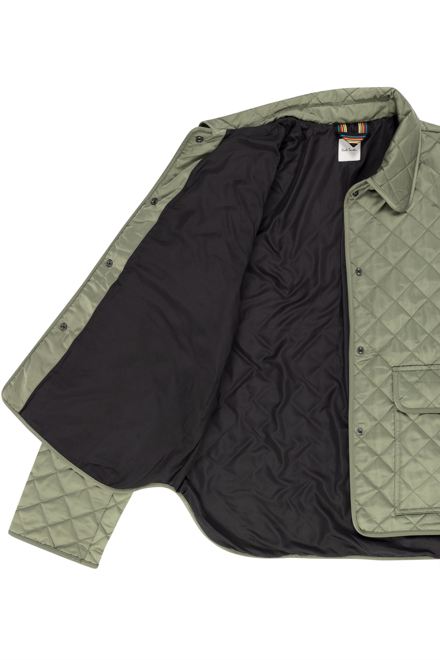 WOMENS QUILTED JACKET MILITARY GREEN 5