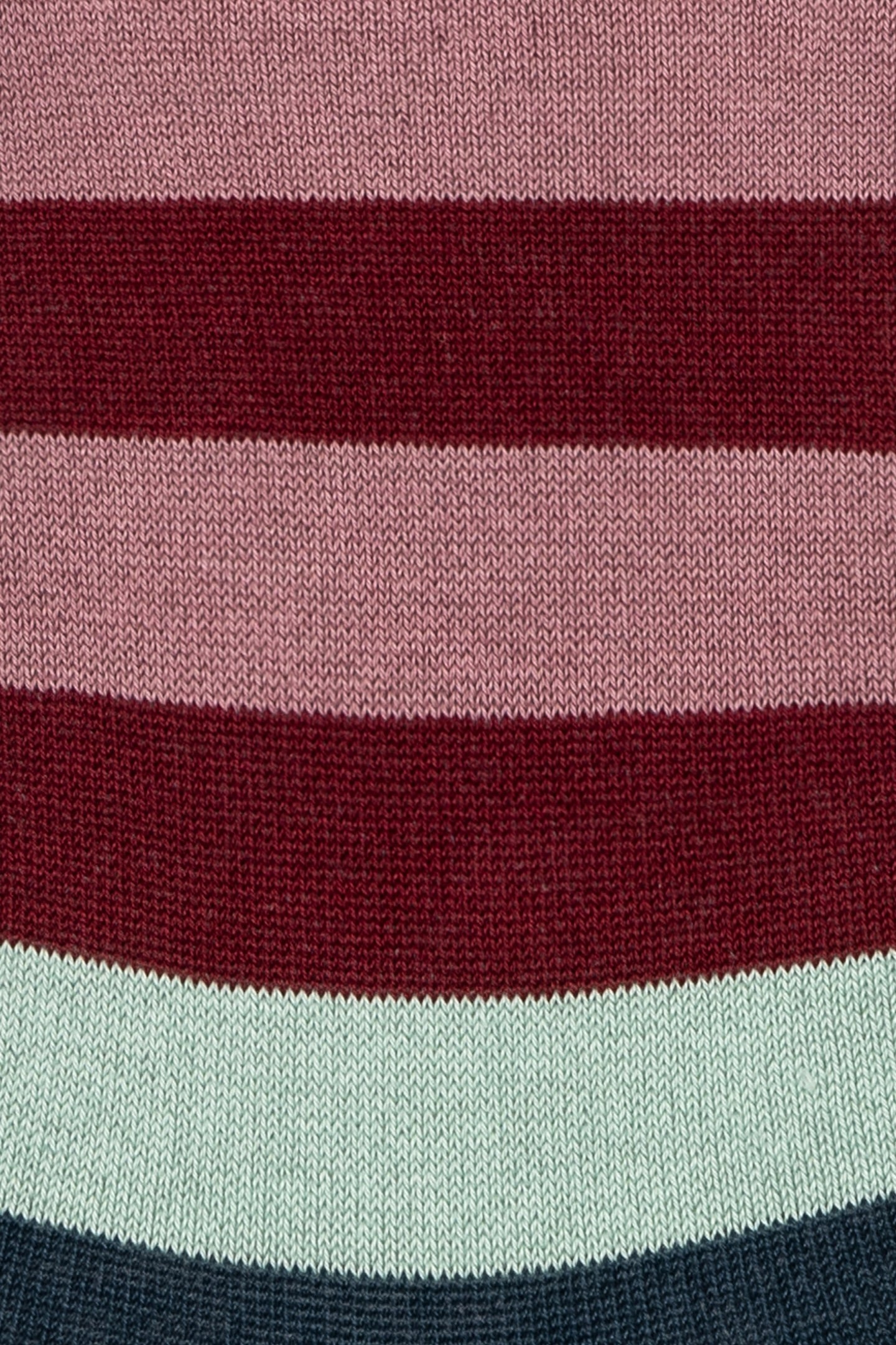 SOCK CHARMAY STRIPE BURGUNDY/BORDE 3