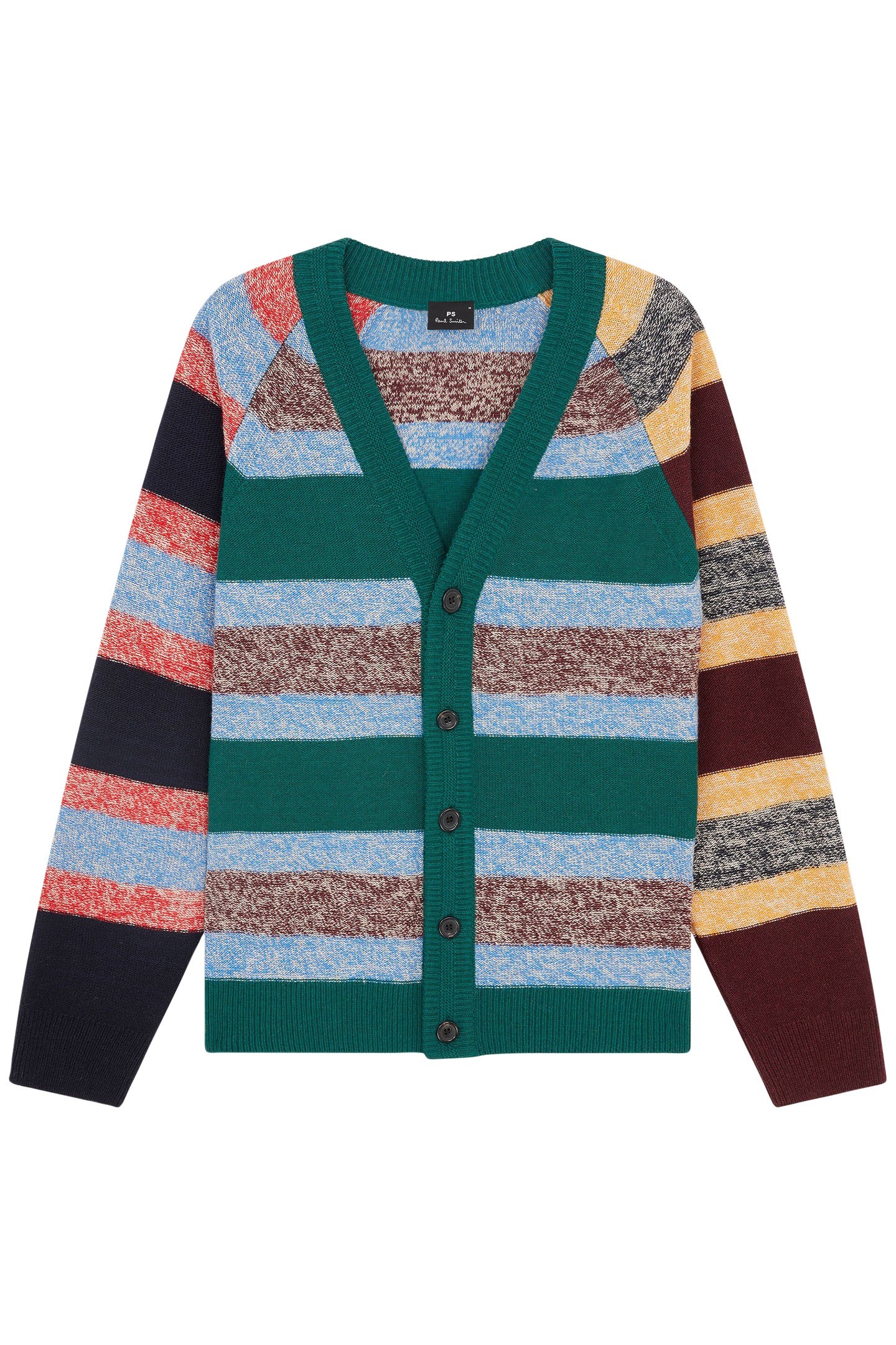 MENS CARDIGAN BUTTON THRU EMERALD GREEN 4