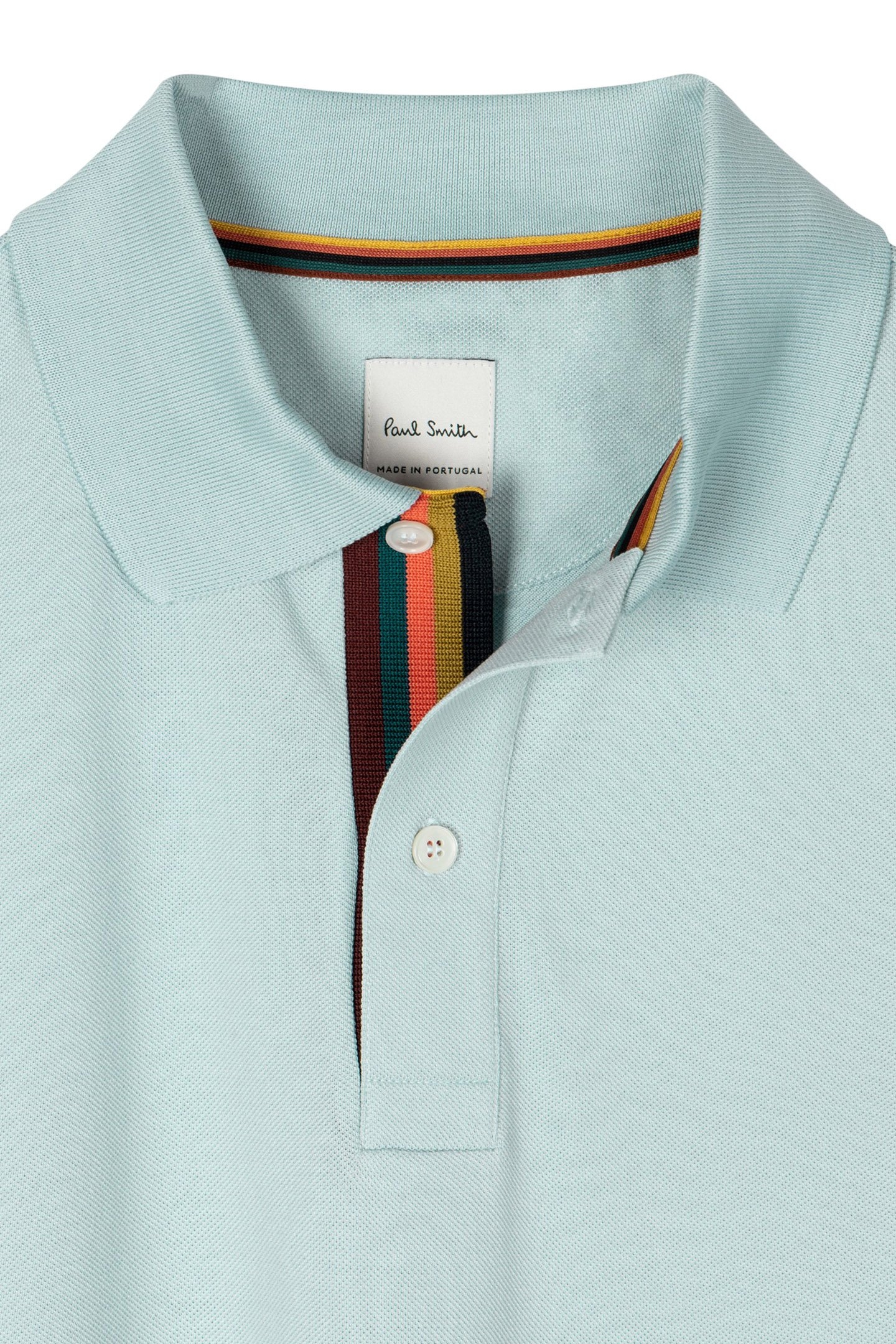 POLO SHIRT STR PLACKET LIGHT BLUE 2