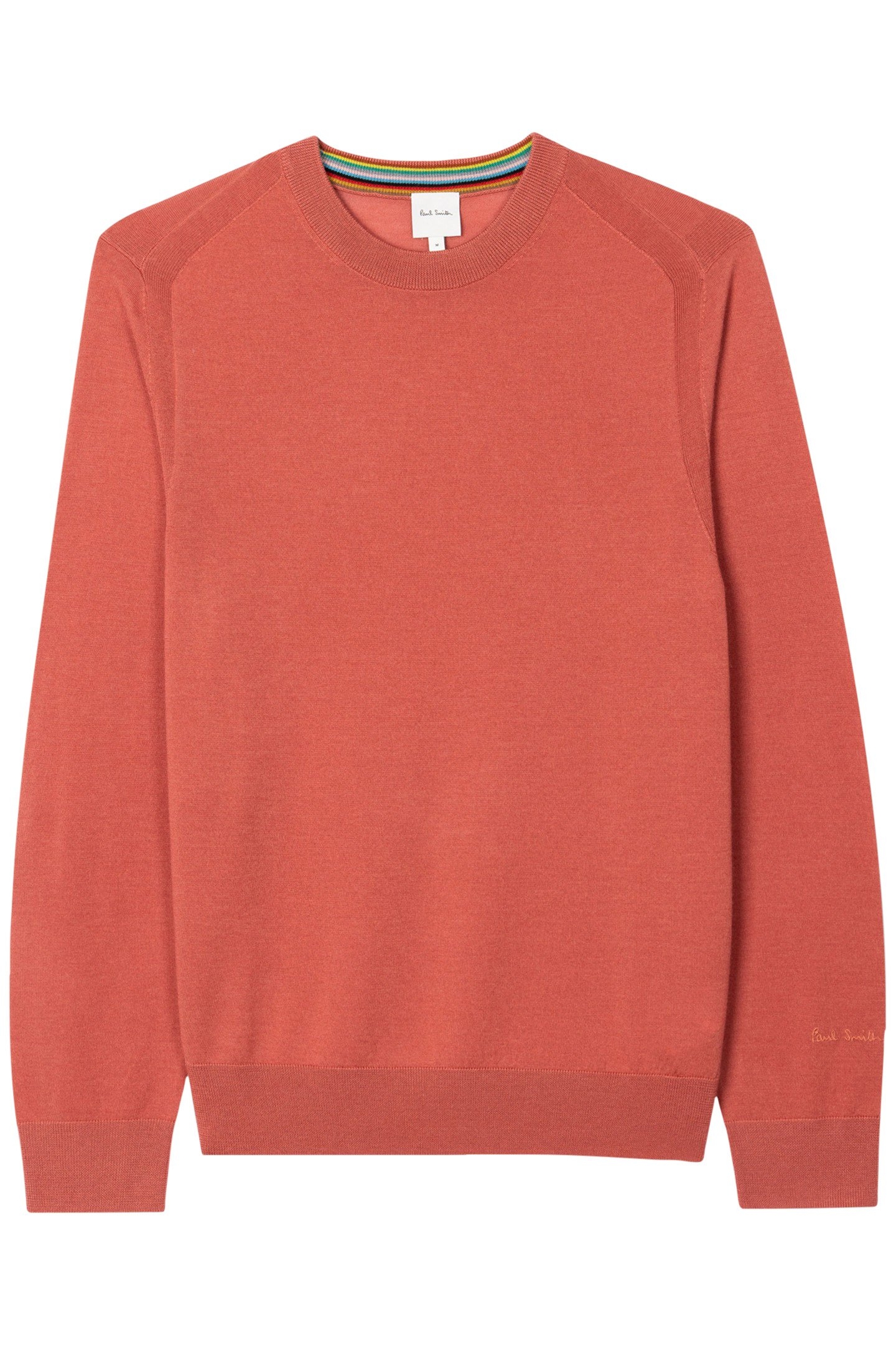 SWEATER CREW NECK CORAL RED 1