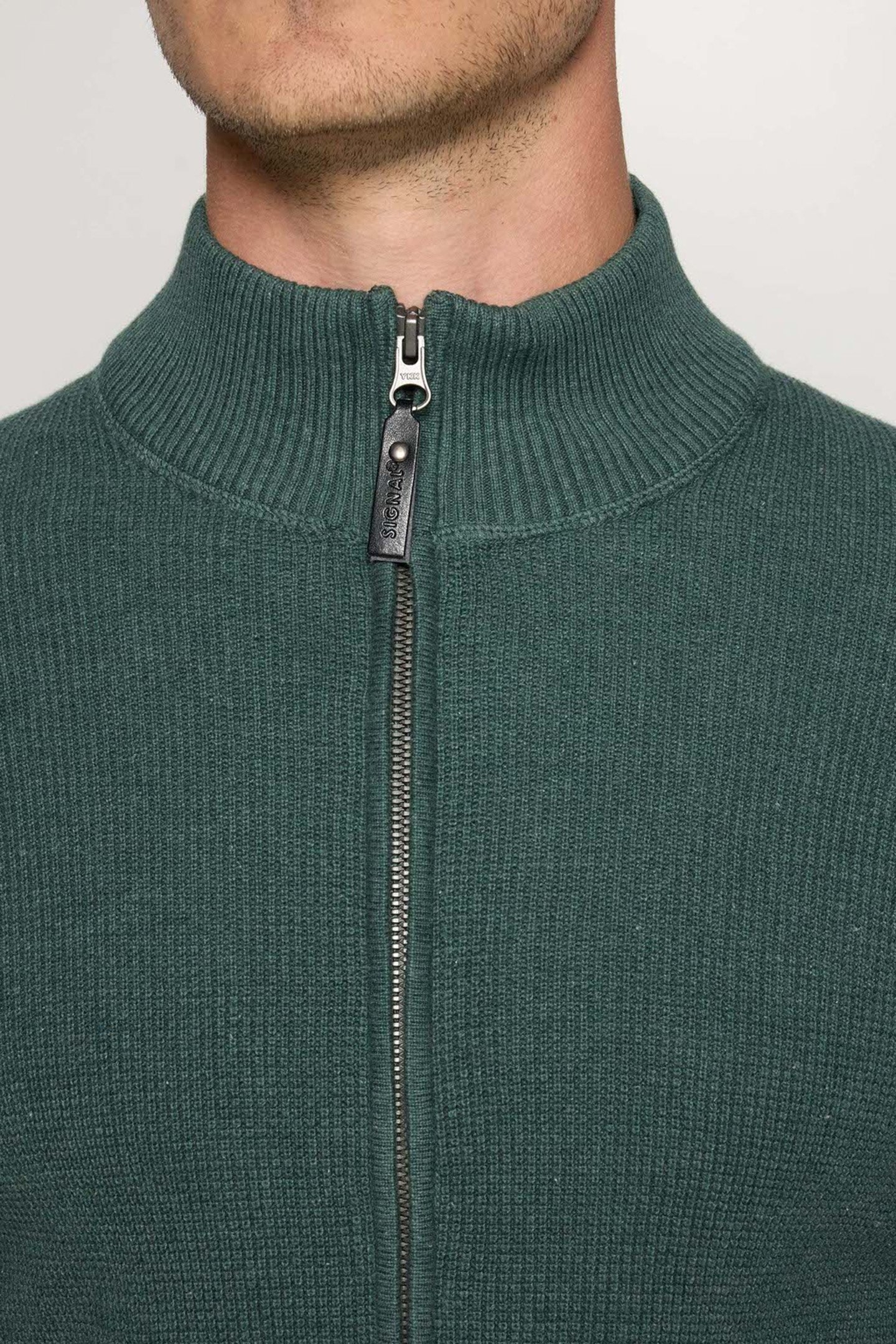 CONNORSI STRUCTURE CARDIGAN+ AGED GREEN MEL 6