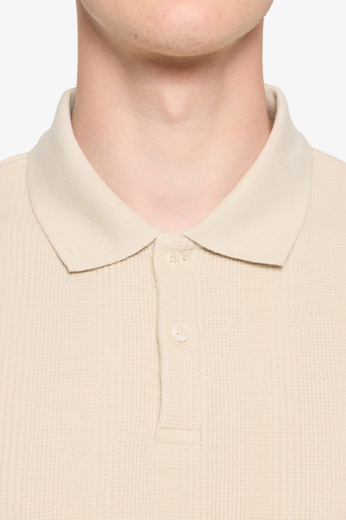 OLAUSI STRUCTURED POLO SAFARI SAND 6