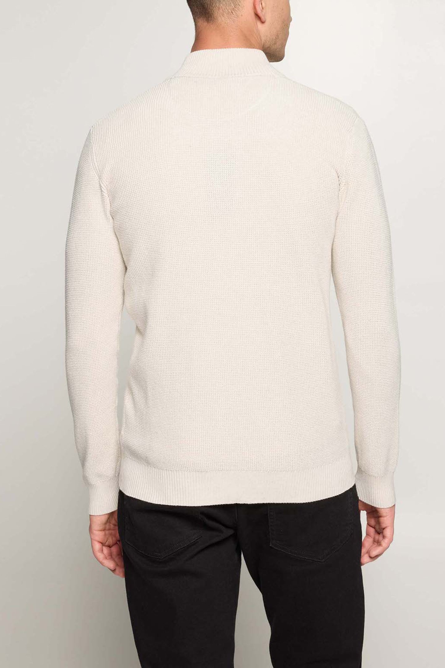 CONNORSI STRUCTURE CARDIGAN+ EGRET DUST MEL 2