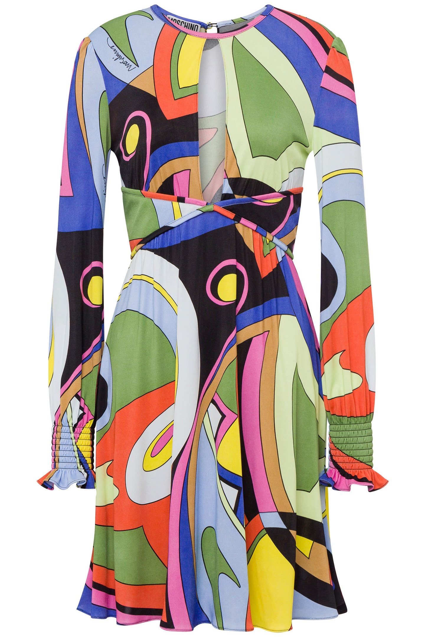 MULTICOLOR PRINT JERSEY DRESS MULTICOLOUR 3