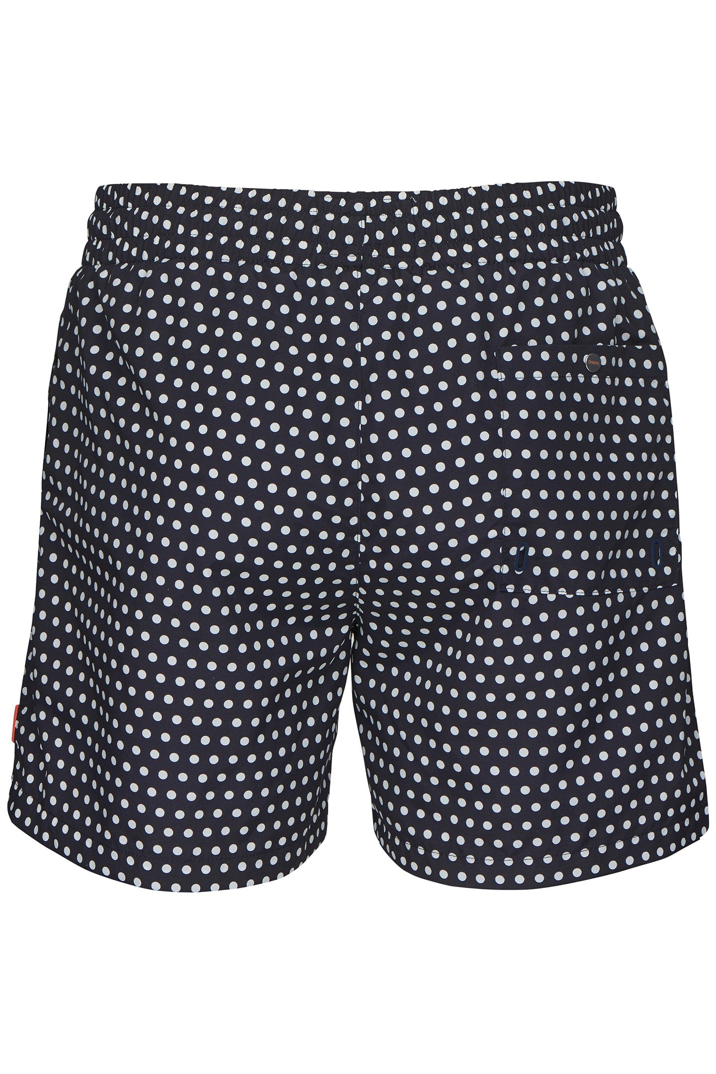 THE PRINTED SWIM SHORTS NAVY/WHITE DOTS 2