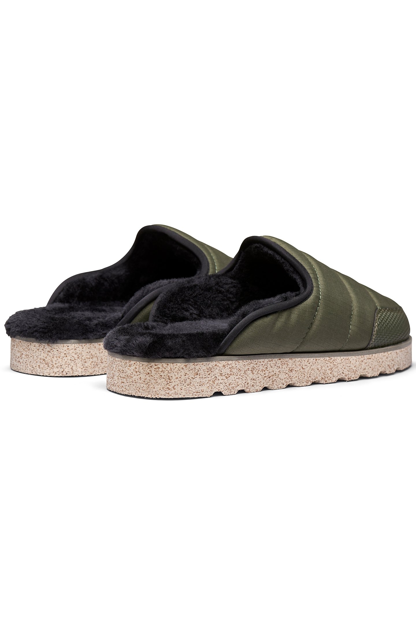 INDOOR SLIPPER OLIVE/BLACK 8