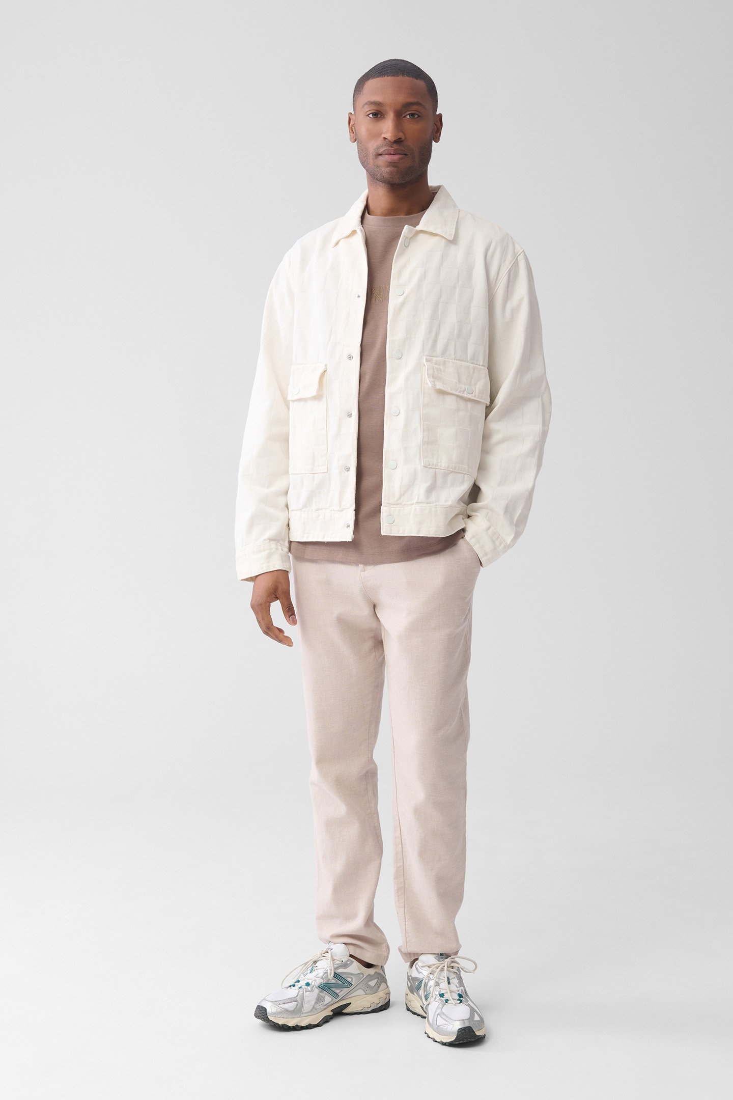 MA-SBBLOCK JACQUARD JACKET OFFWHITE 2