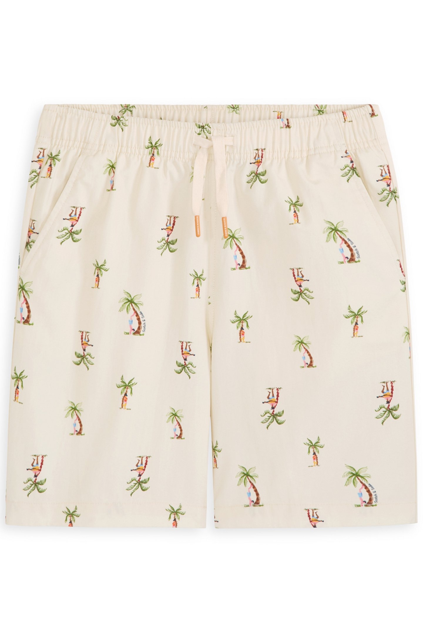 BOYS S&S HALF PANAMA SHORT NATURAL 1