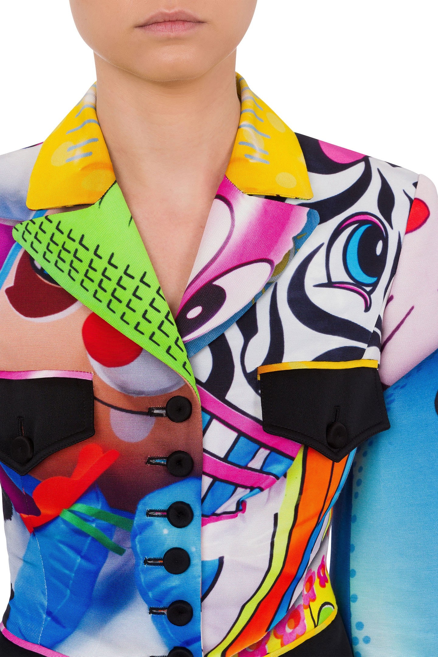 INFLATABLE ANIMALS OTTOMAN JACKET MULTICOLOUR 4