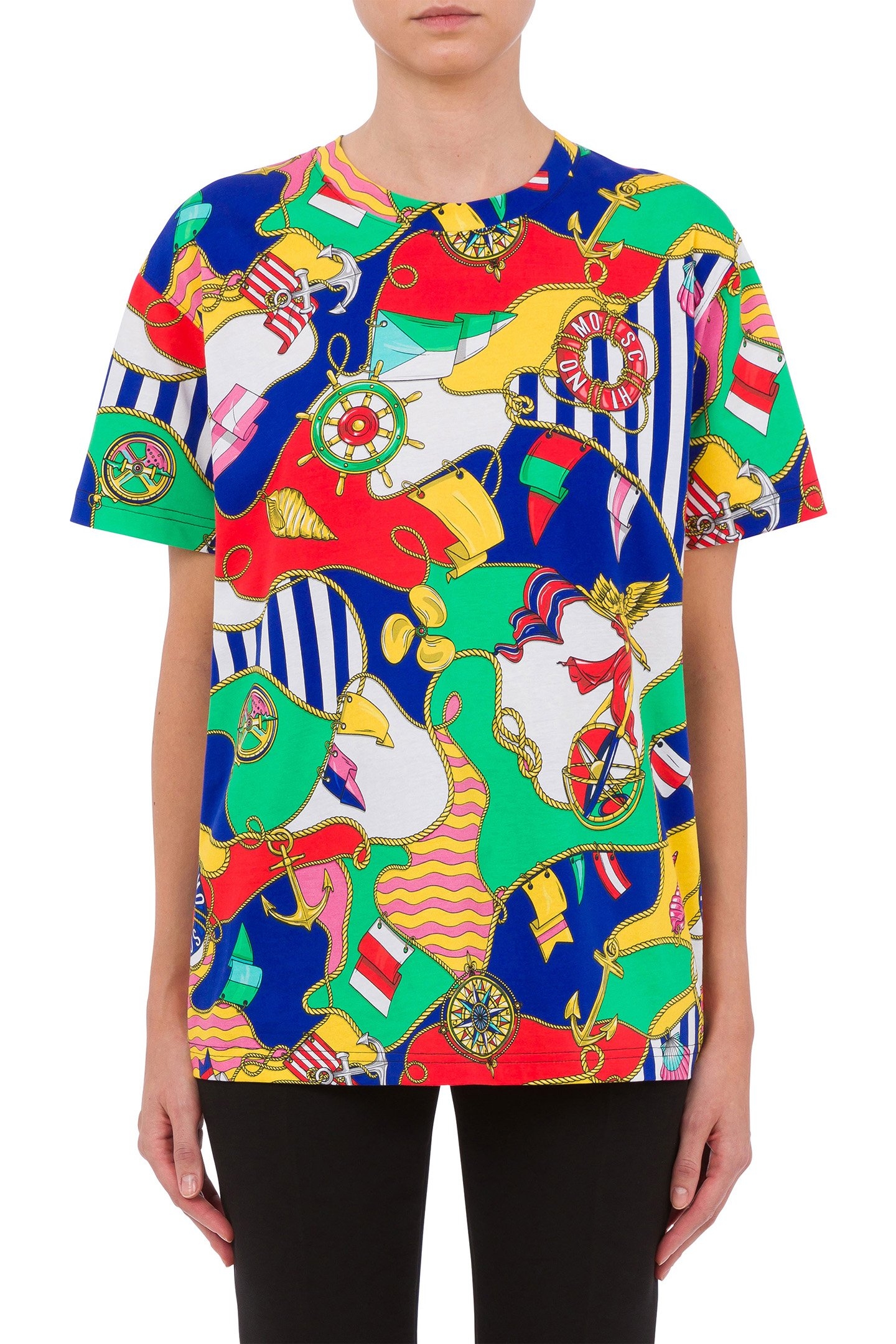 ALLOVER NAUTICAL JERSEY T-SHIRT MULTICOLOR 1