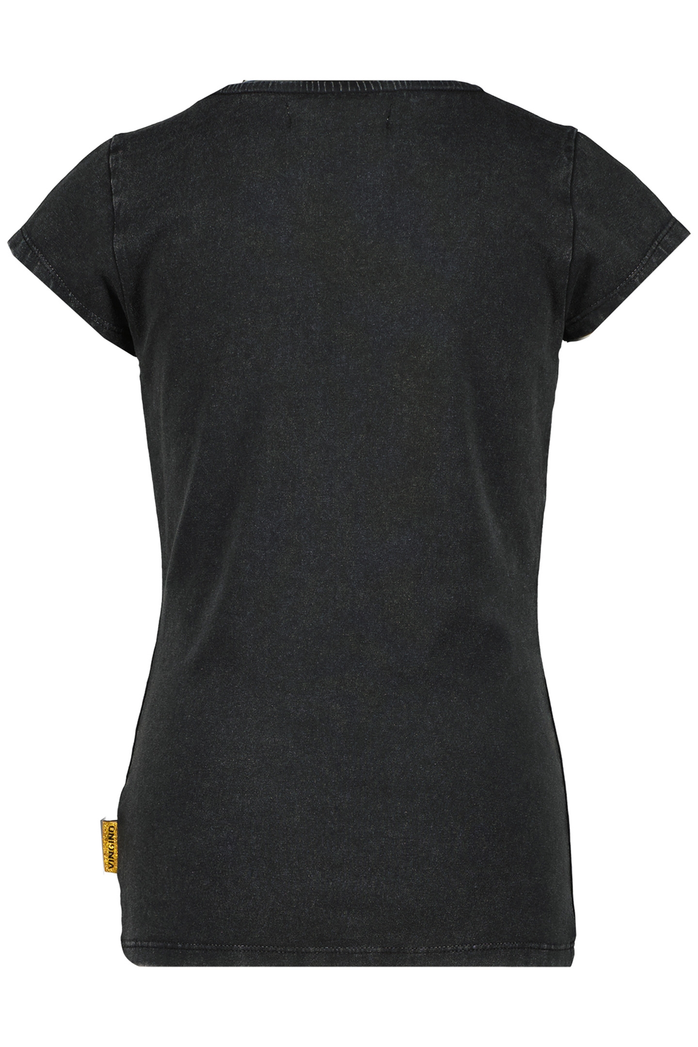 GIRL'S HEBE T-SHIRT BLACK VINTAGE 2