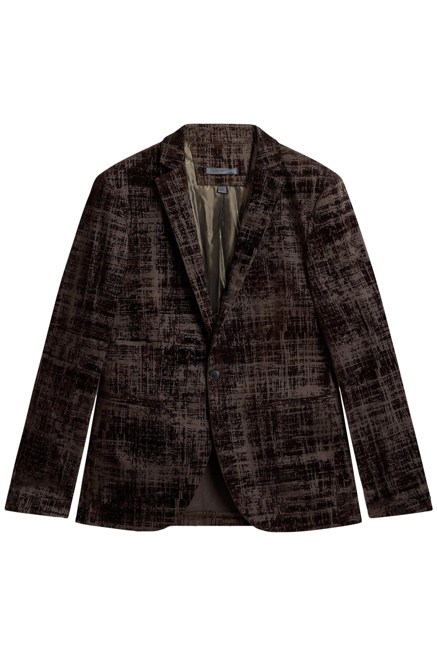 DALTON JACKET - SLIM FIT NOTCH LAPEL ONE OLD BARK 2