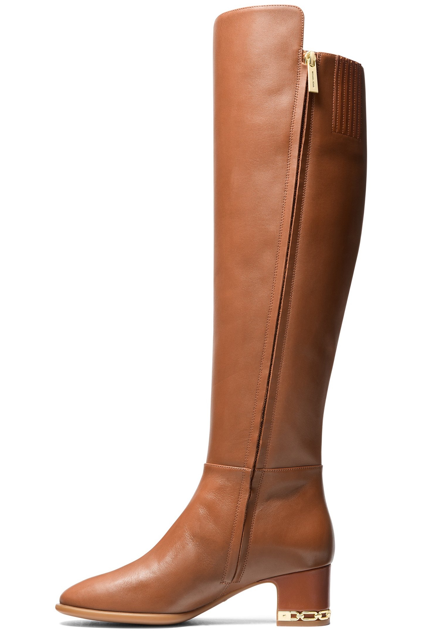 JUNE KNEE HIGH BOOT IN TAN LEATHER 4