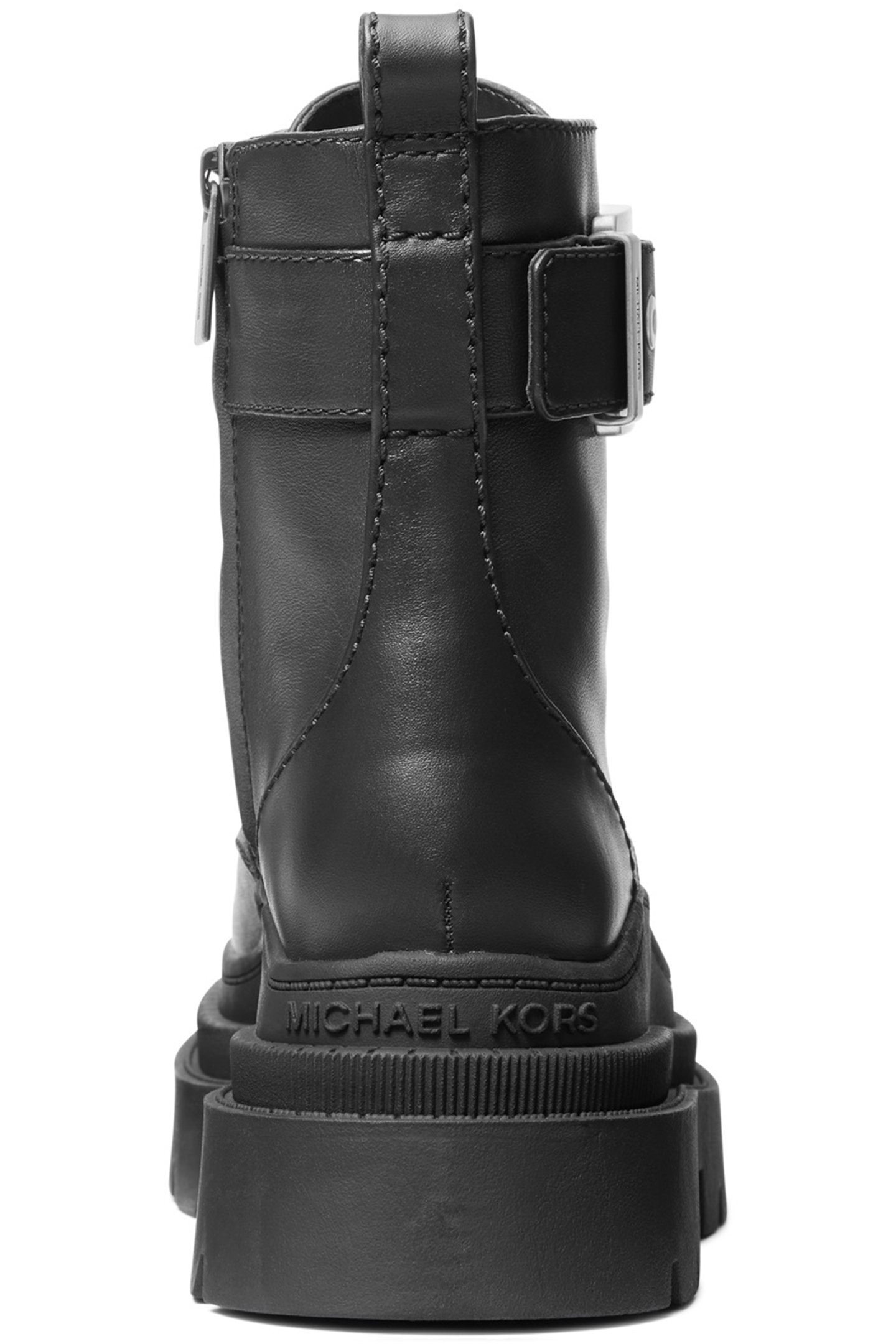 COLBY LACE UP BIKER BOOT IN BLACK 3