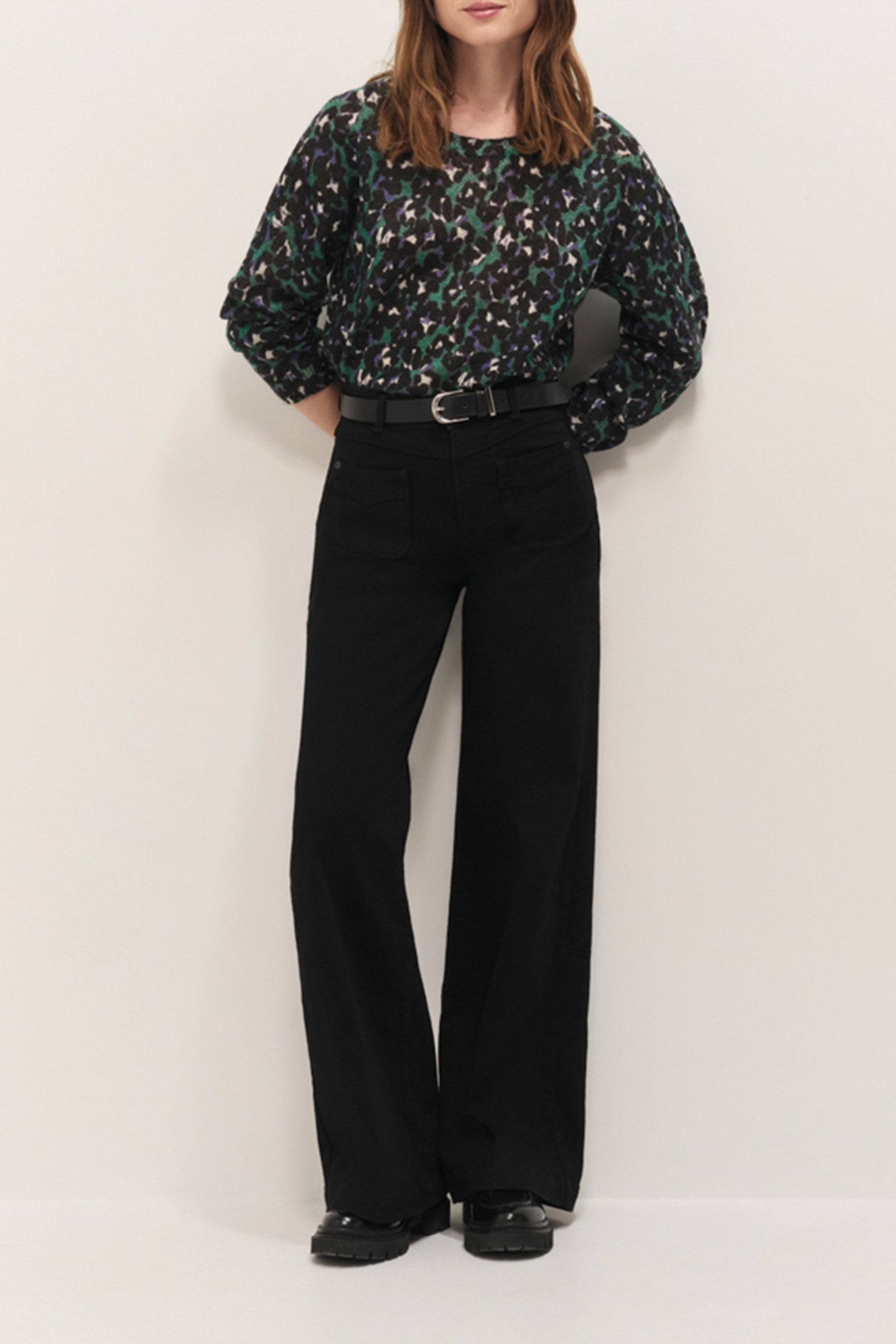 TITOS - SYCAMORE JUMPER WITH TACHIST PRINT 1