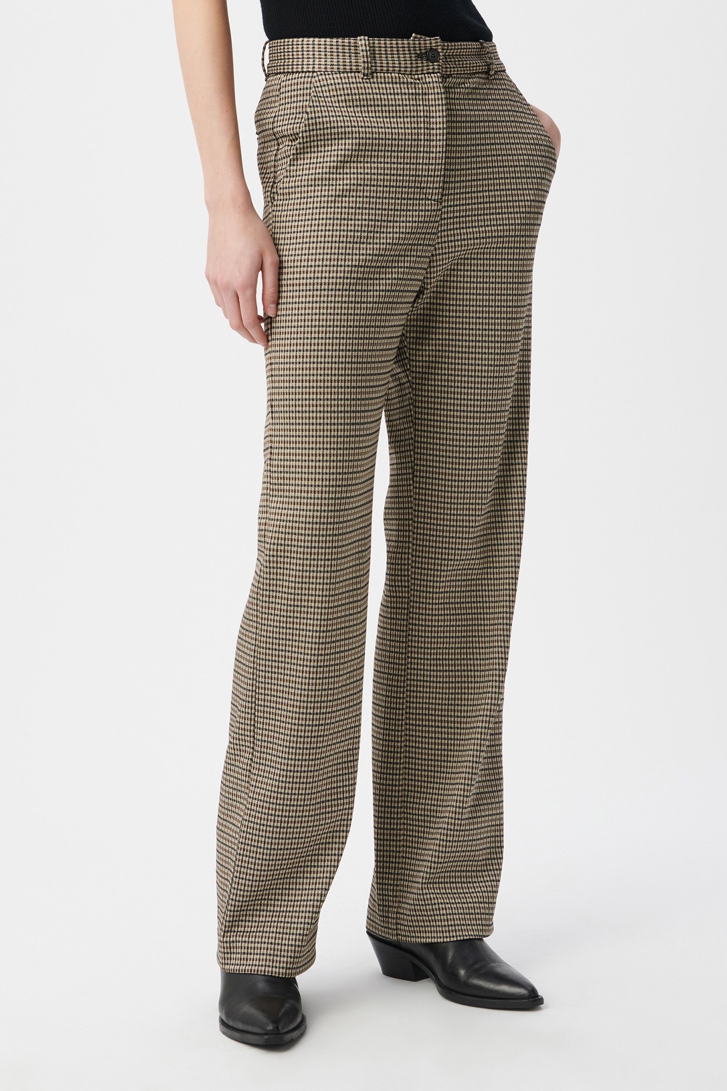 CHECK PATTERN SESAME PANTS 1