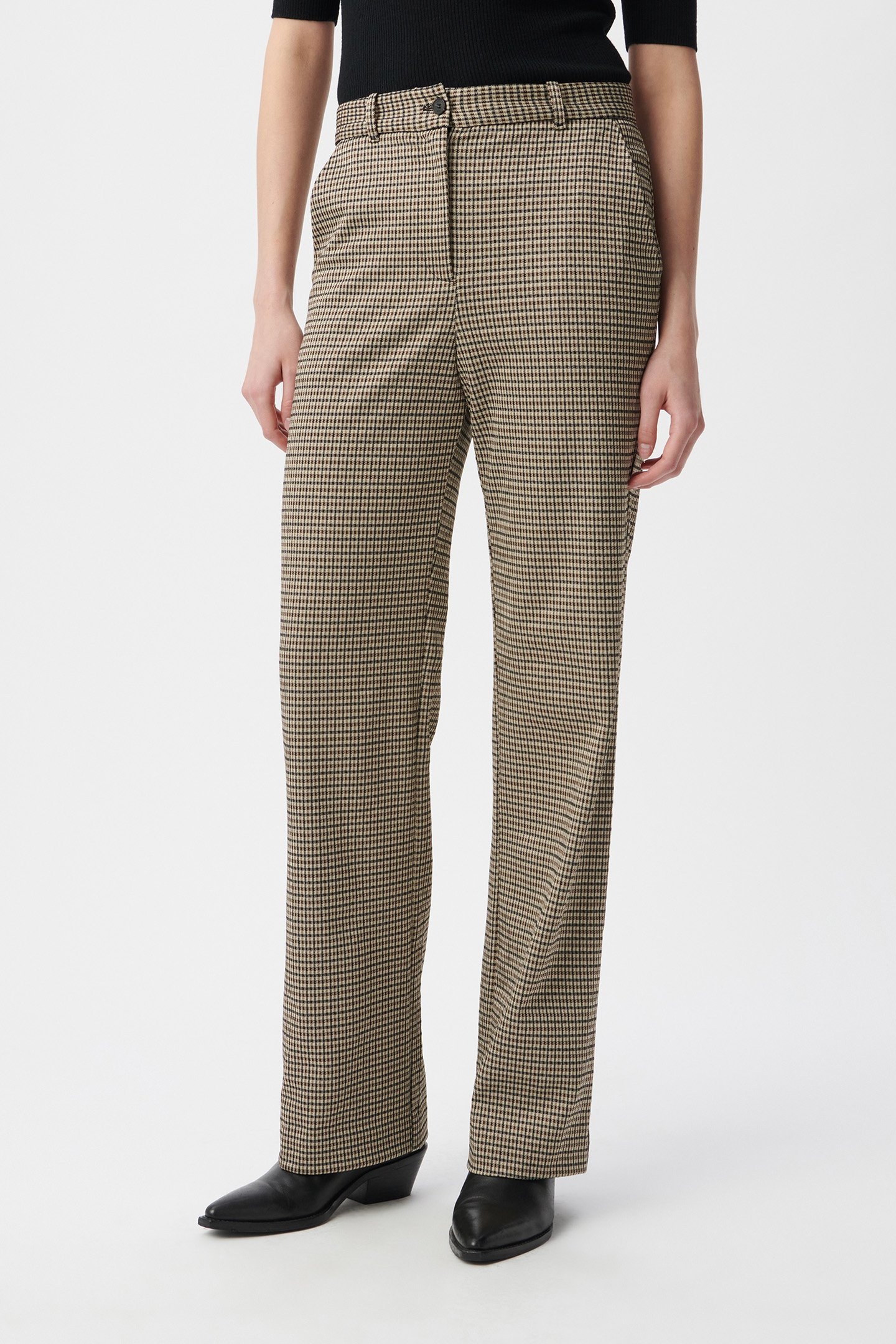 CHECK PATTERN SESAME PANTS 5