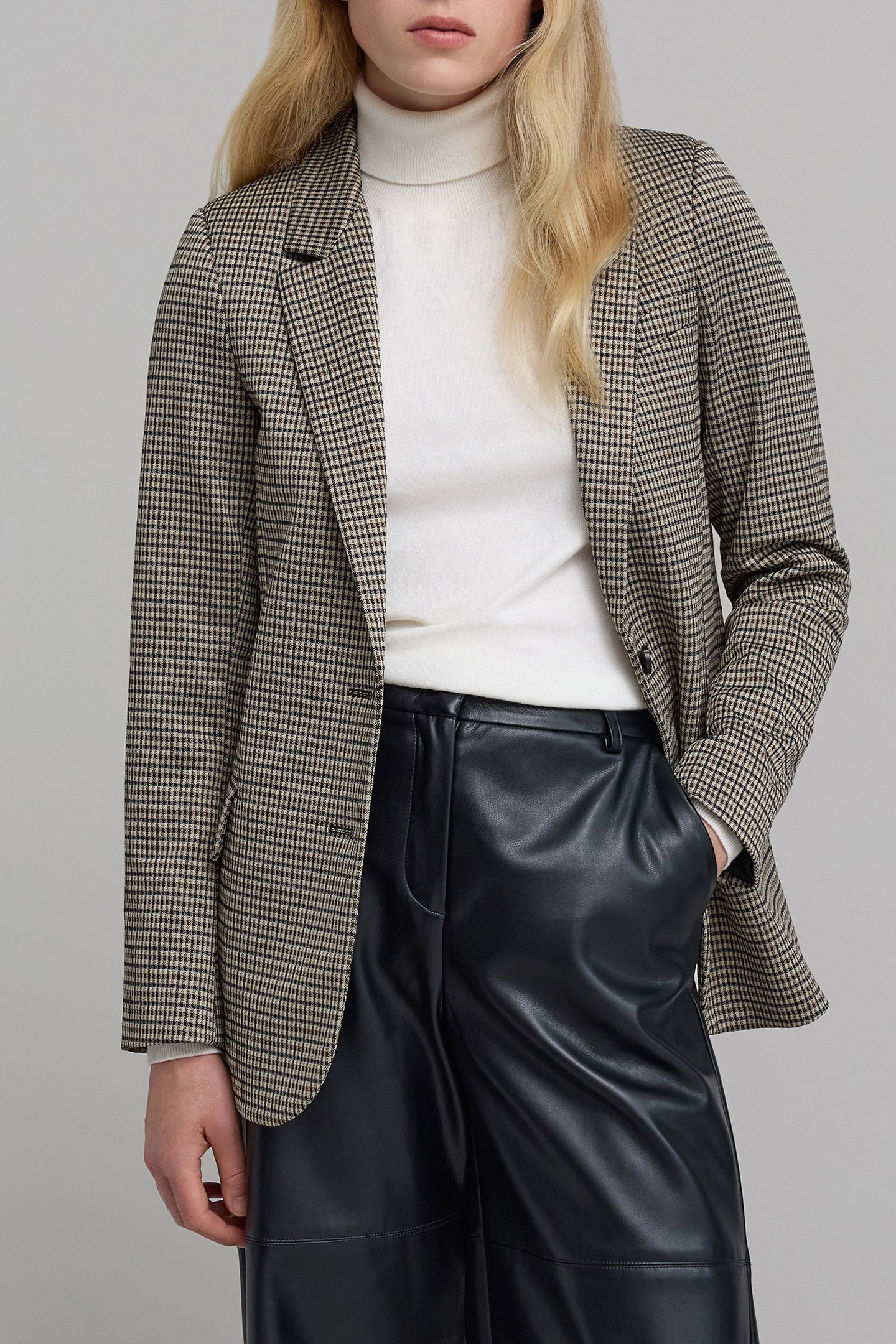 SESAME PLAID SUIT JACKET 1