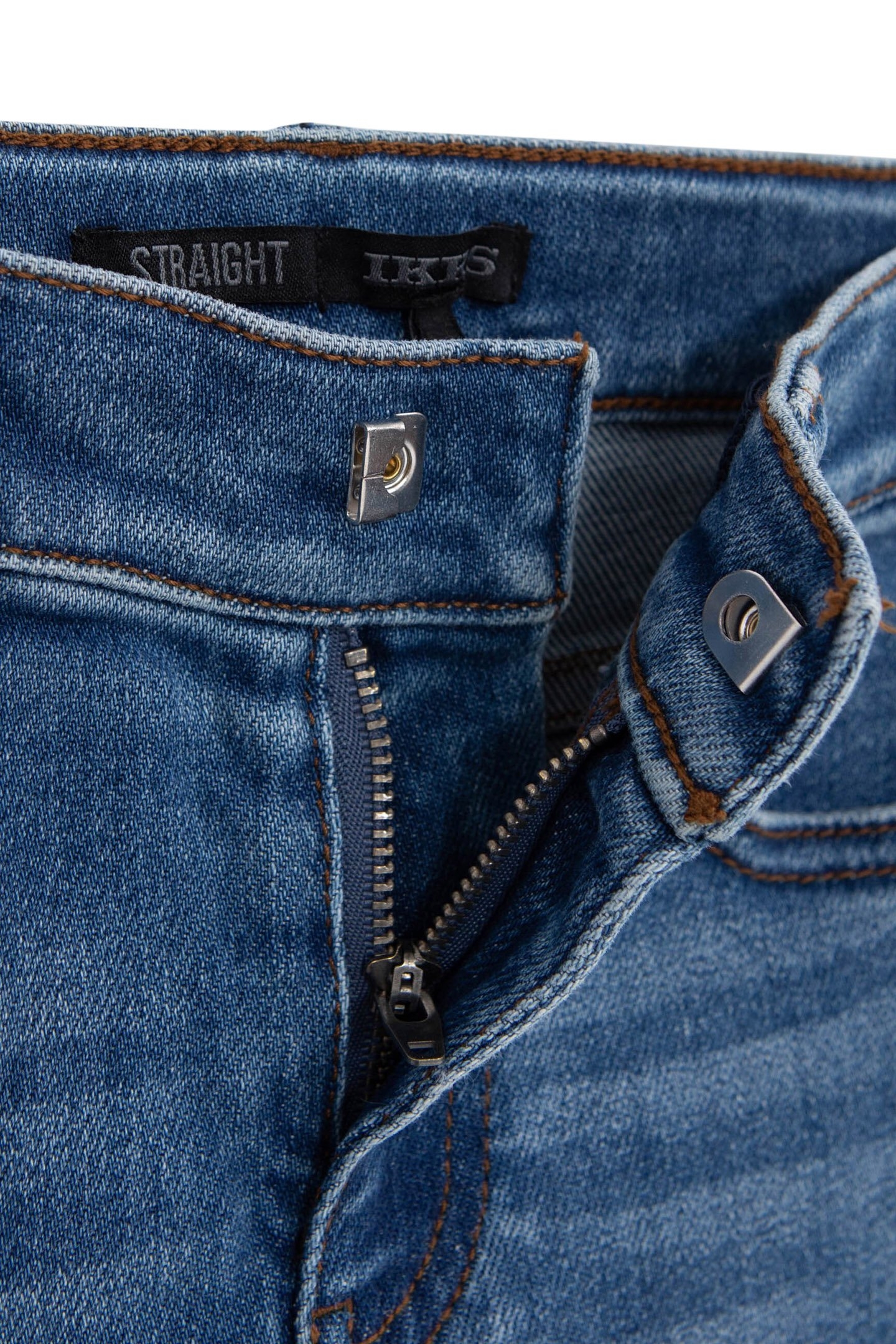 BOYS' BLUE HEAVY-DUTY STRAIGHT-LEG JEANS 5