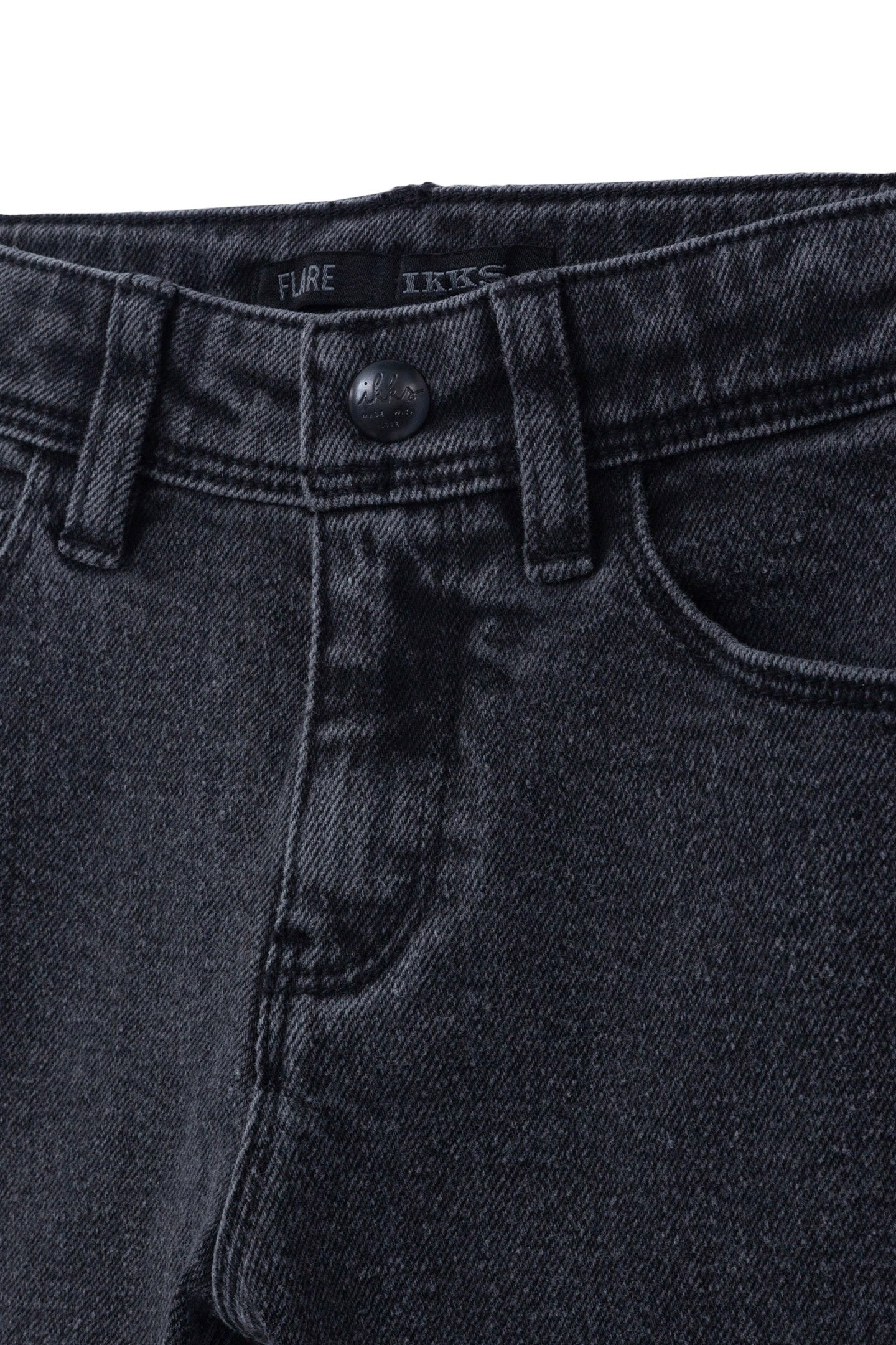 GIRLS' DARK GREY FLARE JEANS 3