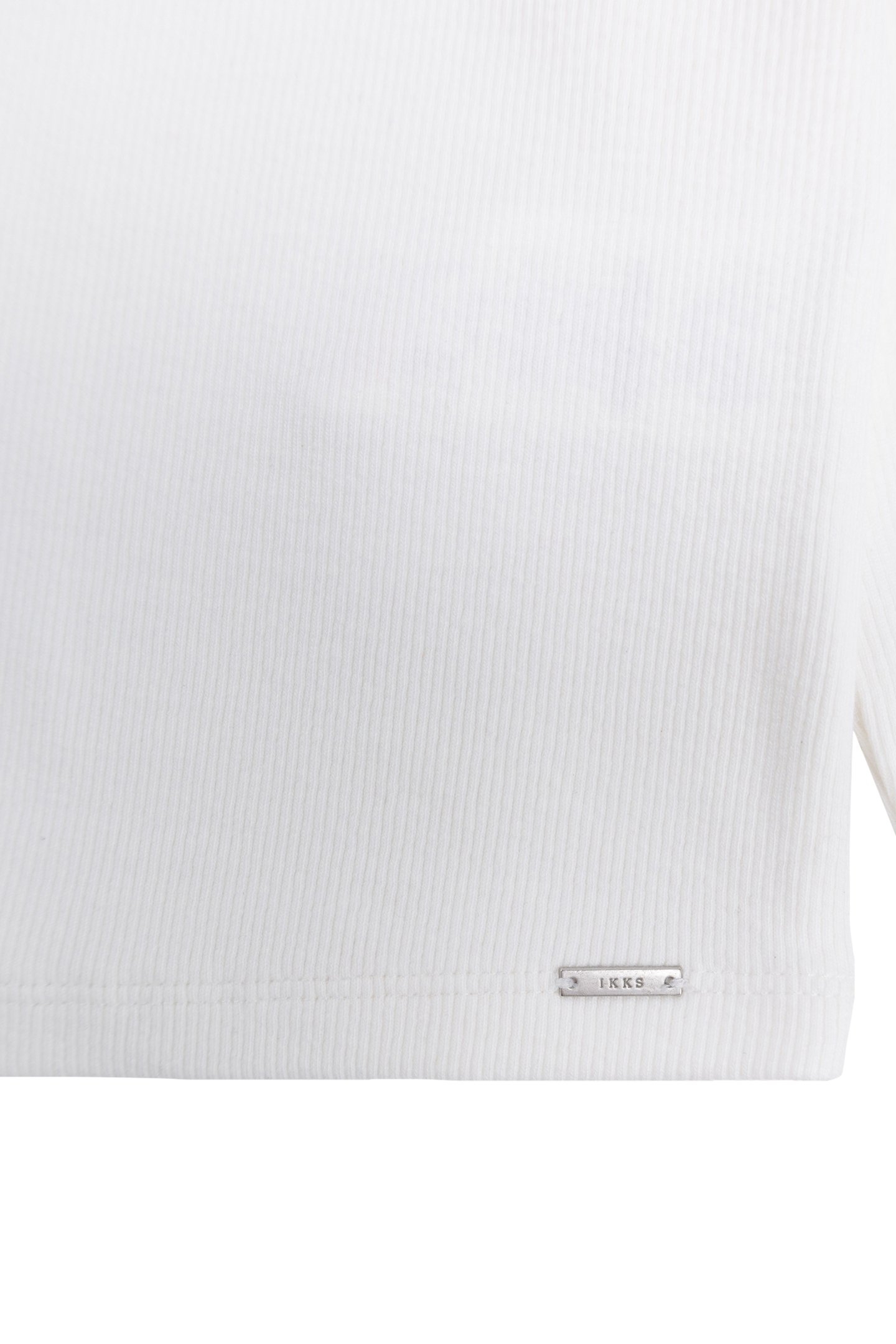 ECRU T-SHIRT WITH RIB KNIT HOOD AND GIRL'S MESSAGE 4