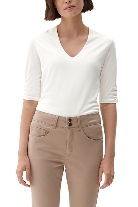 S.OLIVER T-SHIRTS OFFWHITE 1