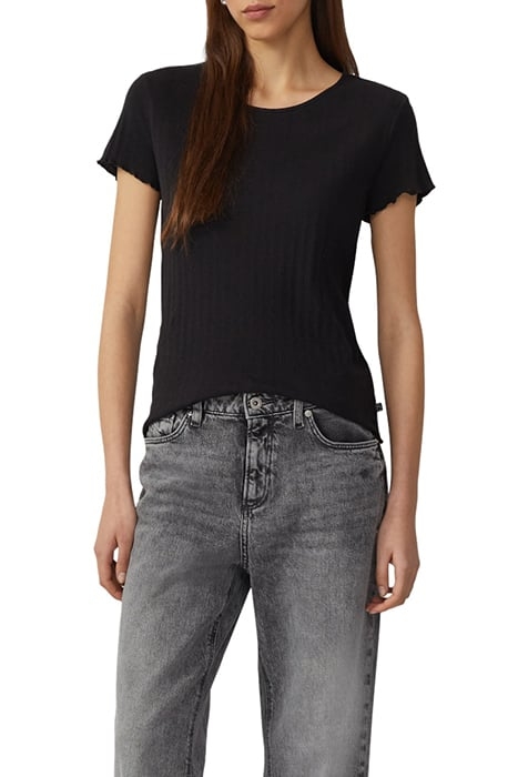 S.OLIVER-QS T-SHIRTS BLACK 1