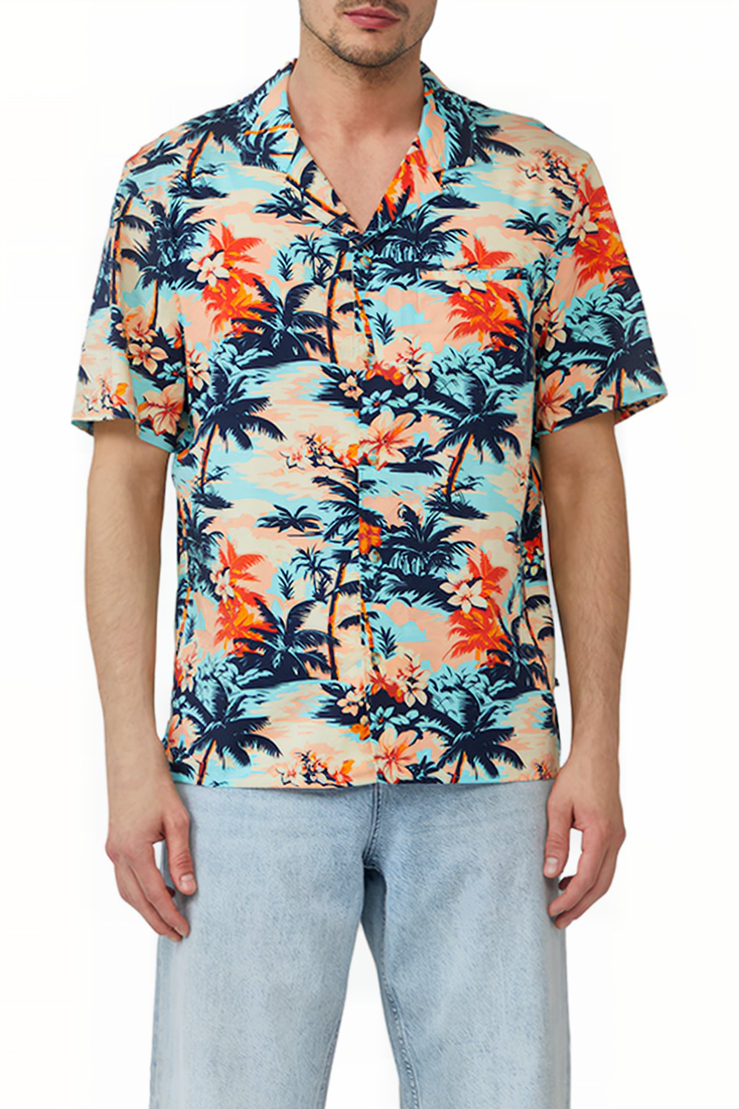 S.OLIVER SHIRTS BLUE GREEN 1