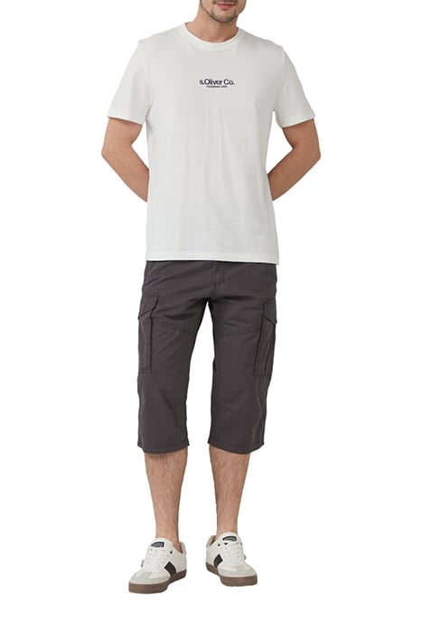 S.OLIVER SHORTS GREY/BLACK 2