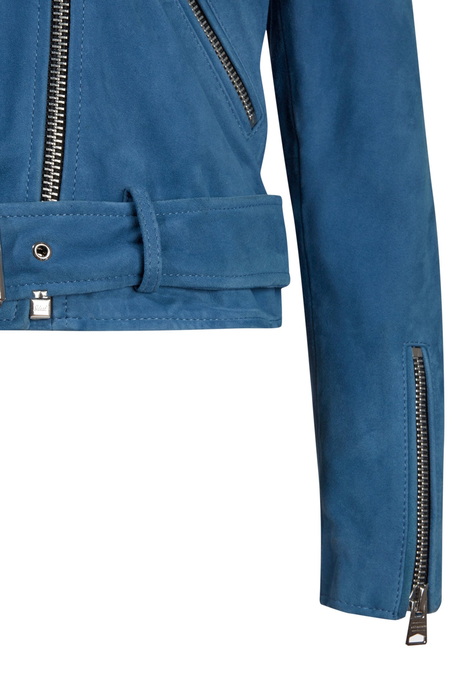 SUEDE BALFERN BIKER COBALT BLUE 6