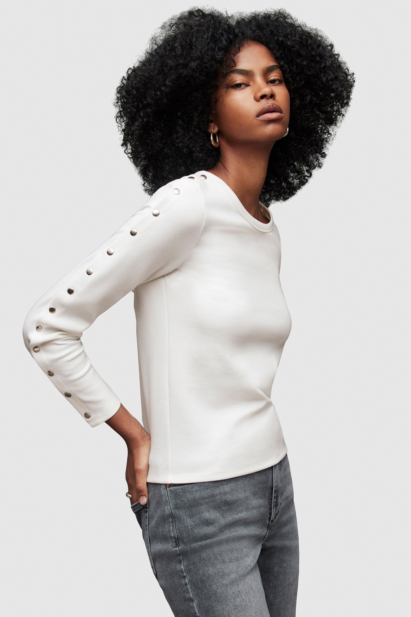 AVA LS TOP CHALK WHITE 6