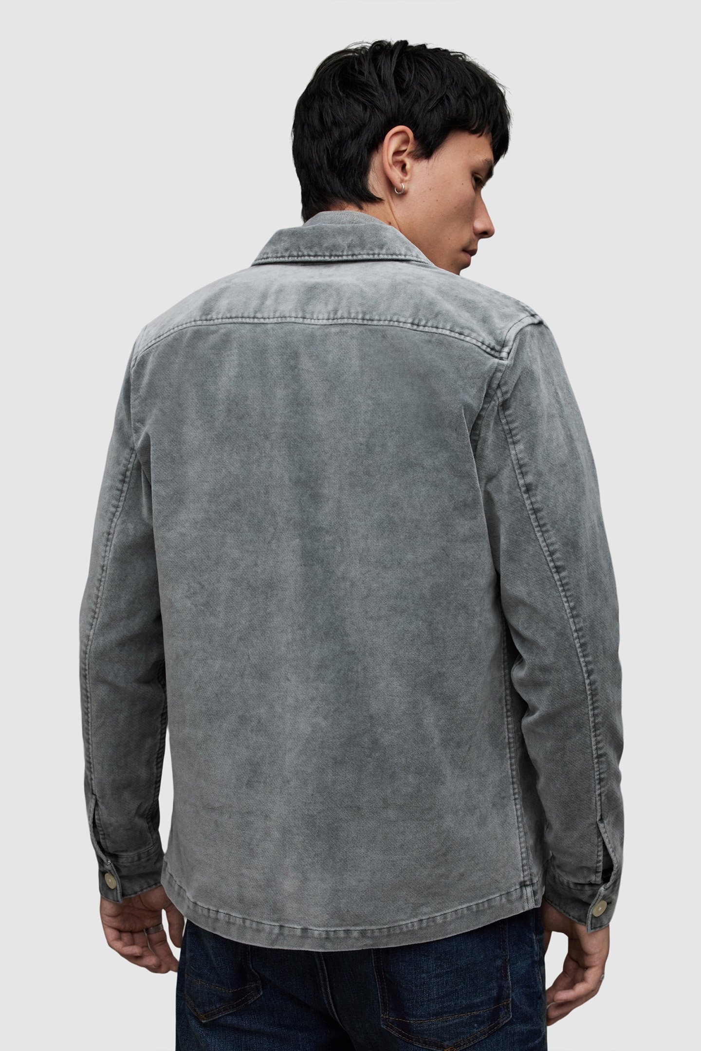 HARRIER LS SHIRT DULL BLUE 2