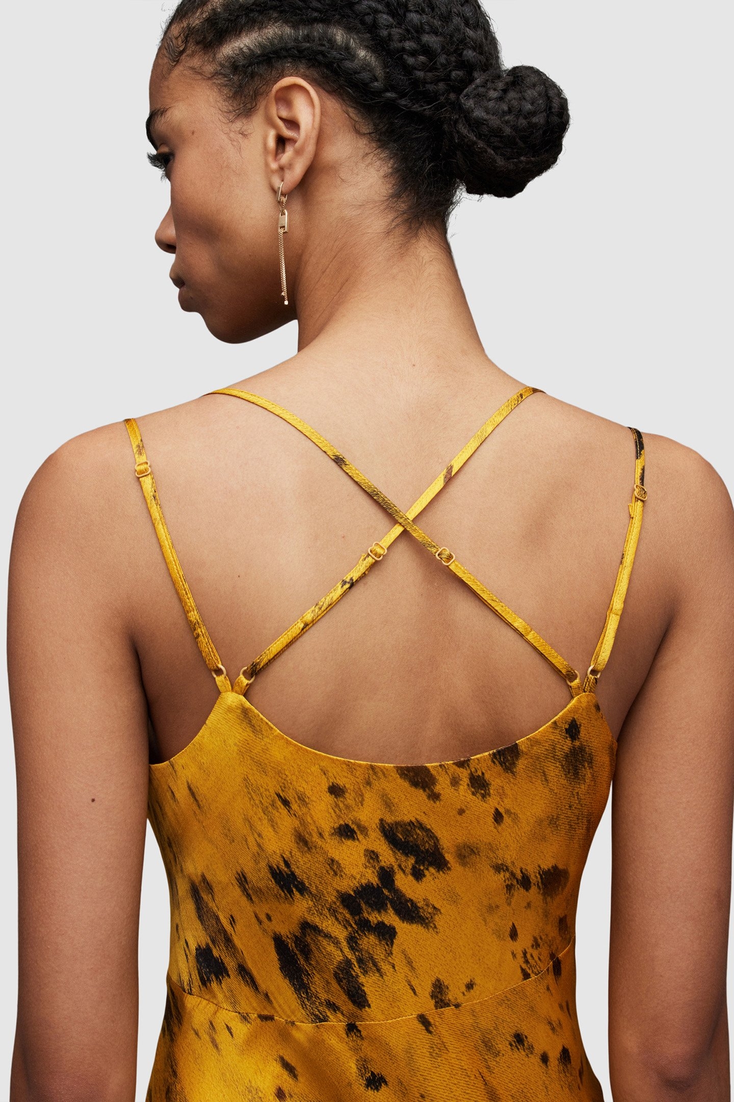 MARTA RONNIE DRESS OCHRE YELLOW 7