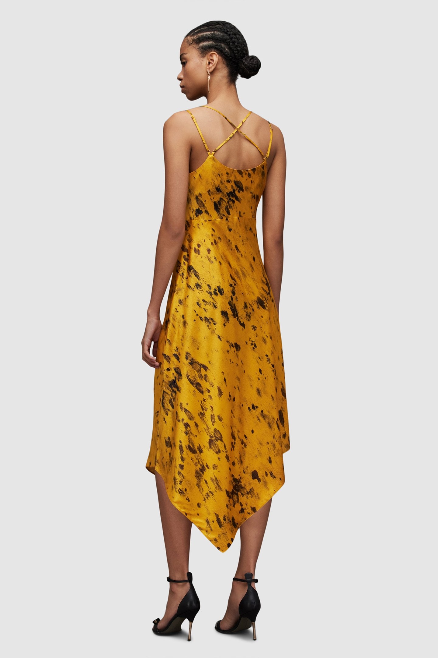 MARTA RONNIE DRESS OCHRE YELLOW 3