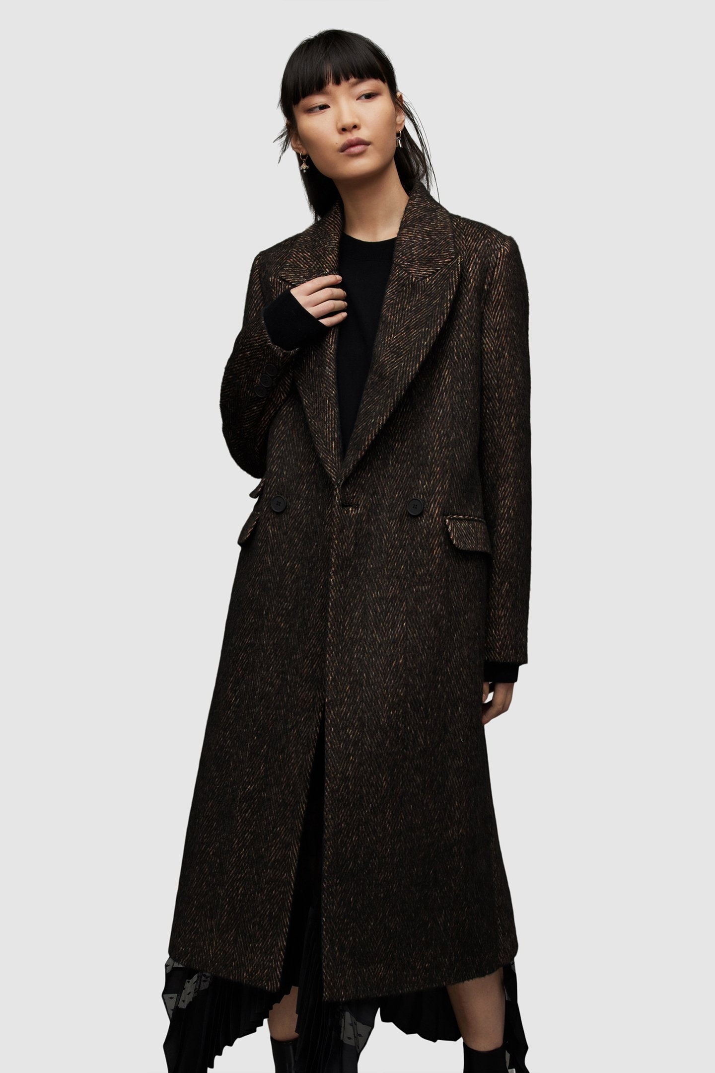 ELYRIA COAT BLACK MULTI 6