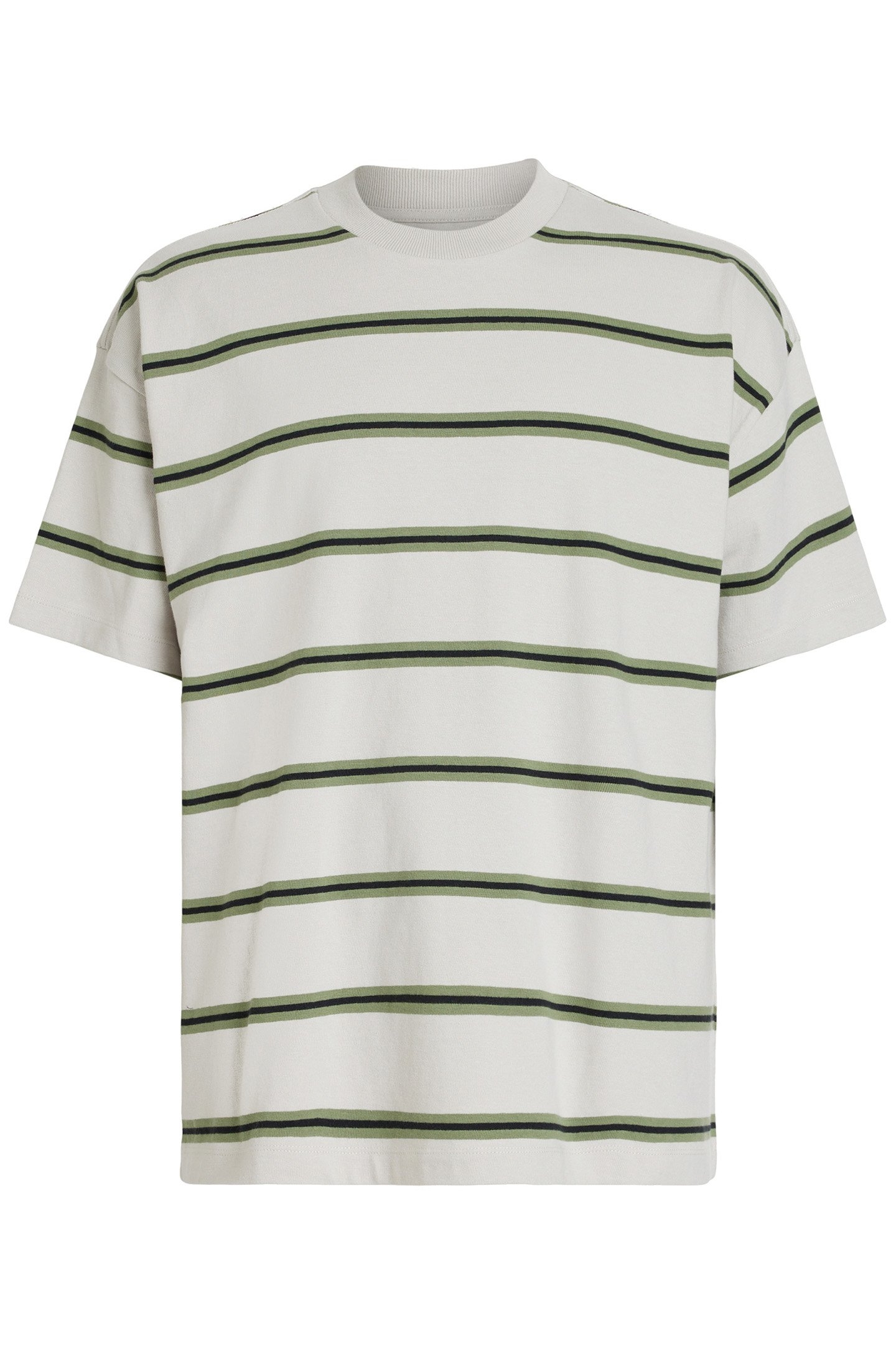 ARDEN SS CREW GRY/GREEN/WSHD BLK 4