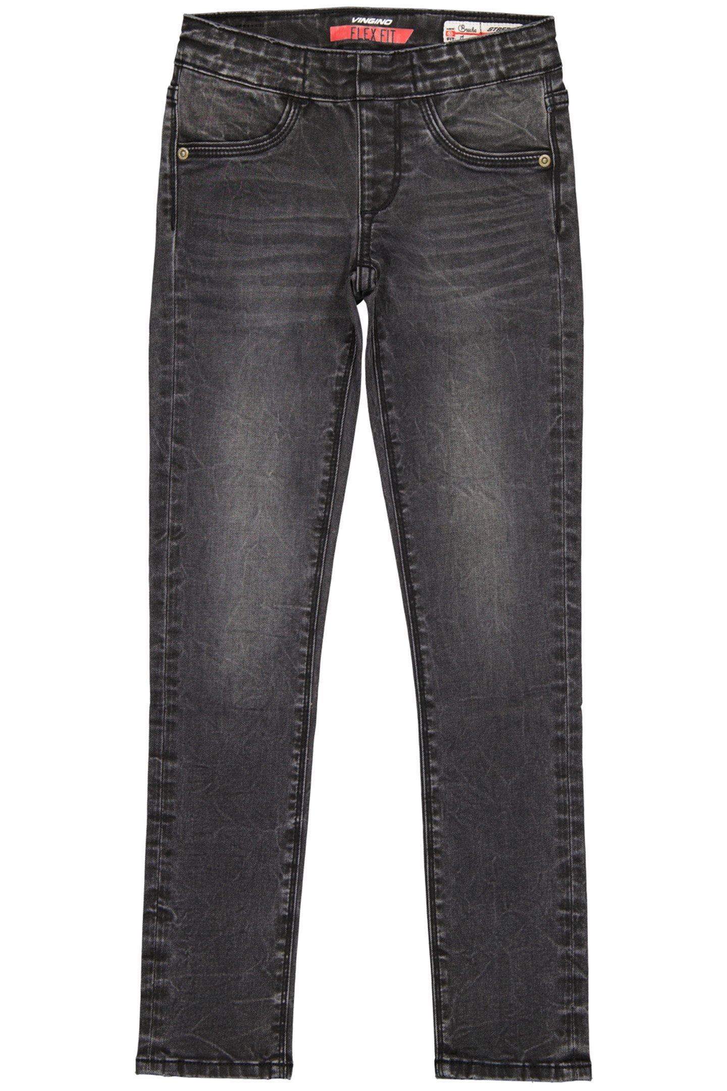 GIRL'S BRACHA TREGGING/JEGGING DARK GREY VINTAGE 1