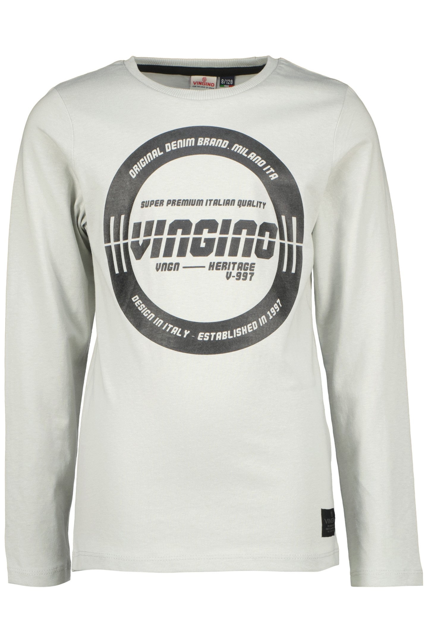 BOY'S JACKS T-SHIRT SMOKE GREY 1